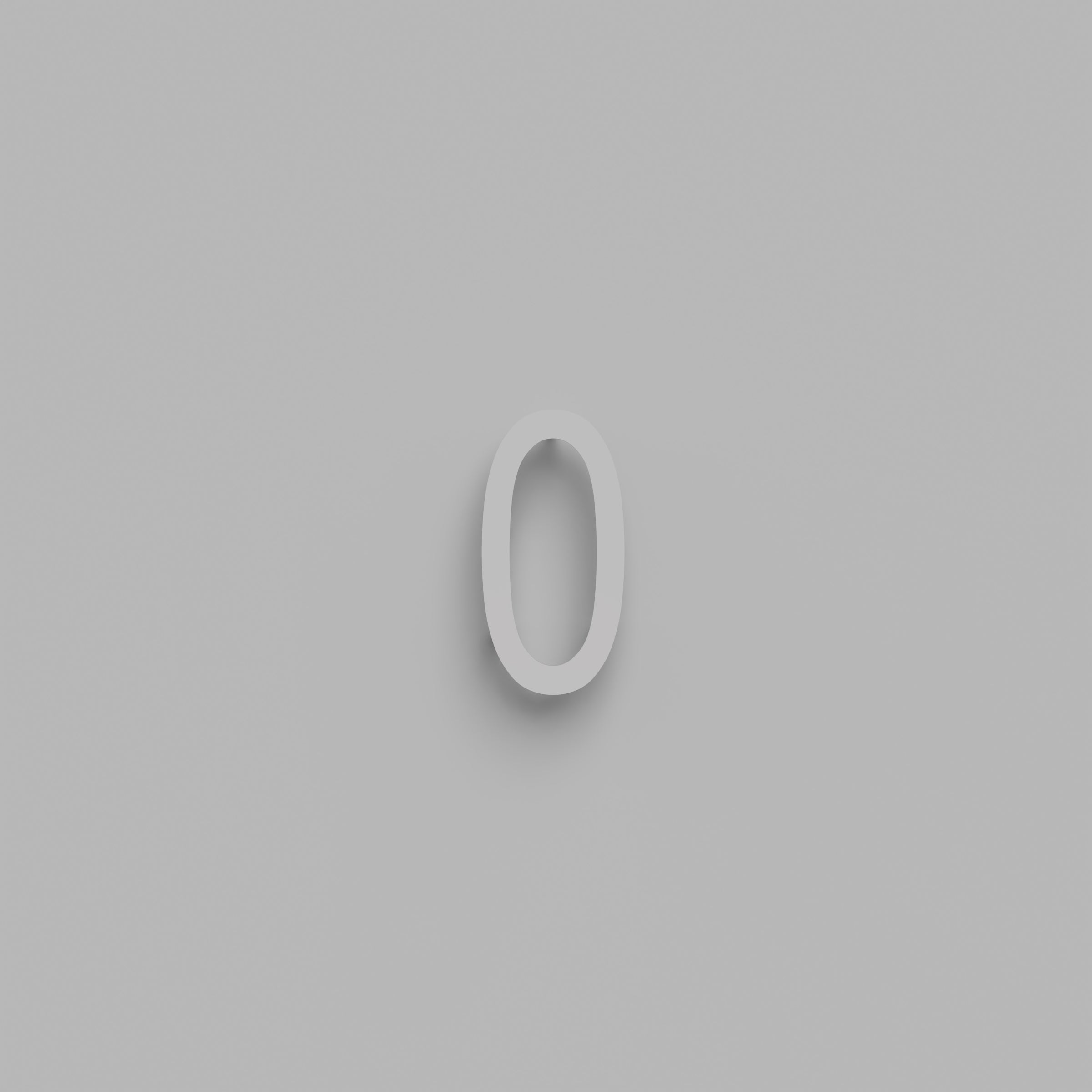 6 inch Floating Address Numbers [1711]