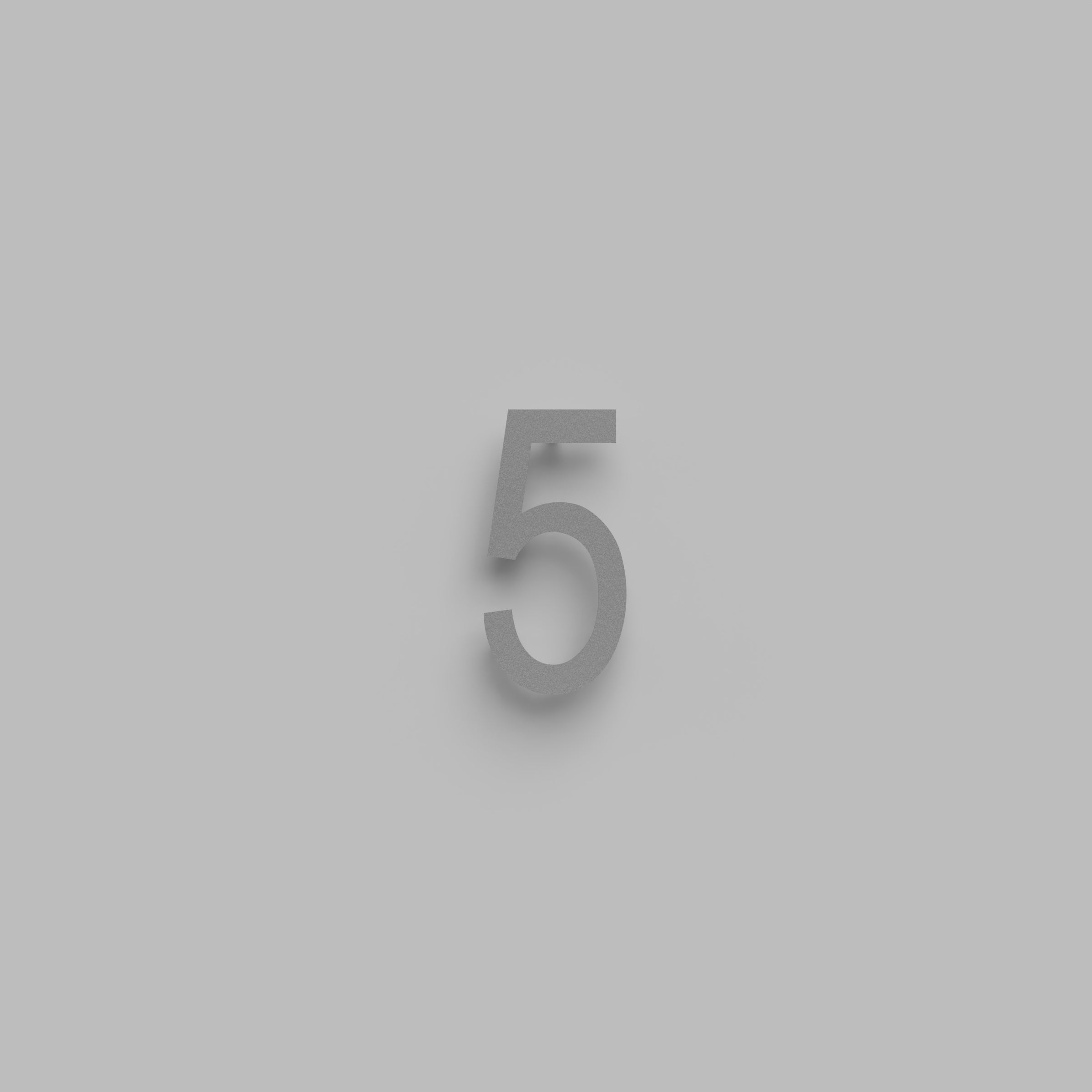 6 inch Floating Address Numbers [1711]