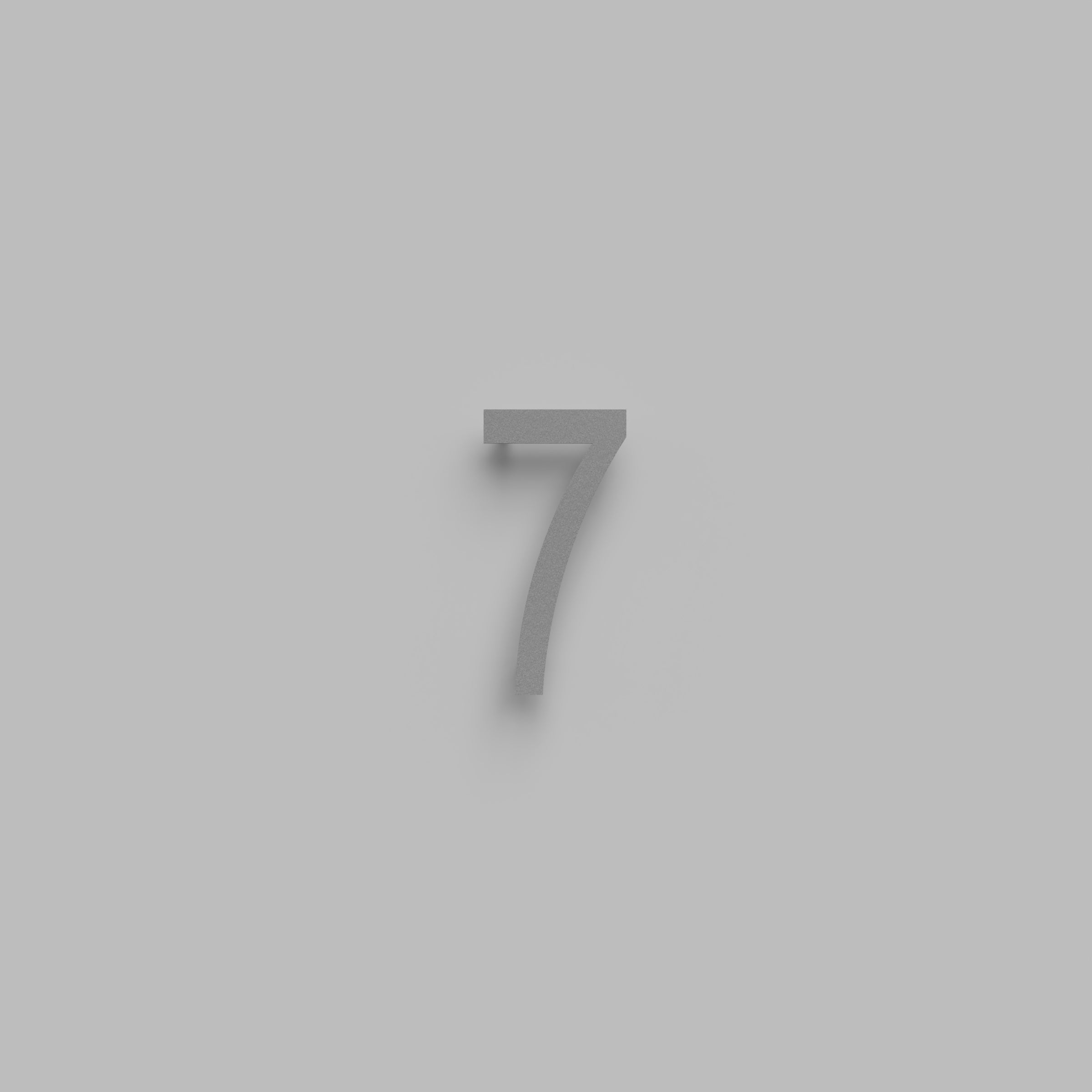6 inch Floating Address Numbers [1711]