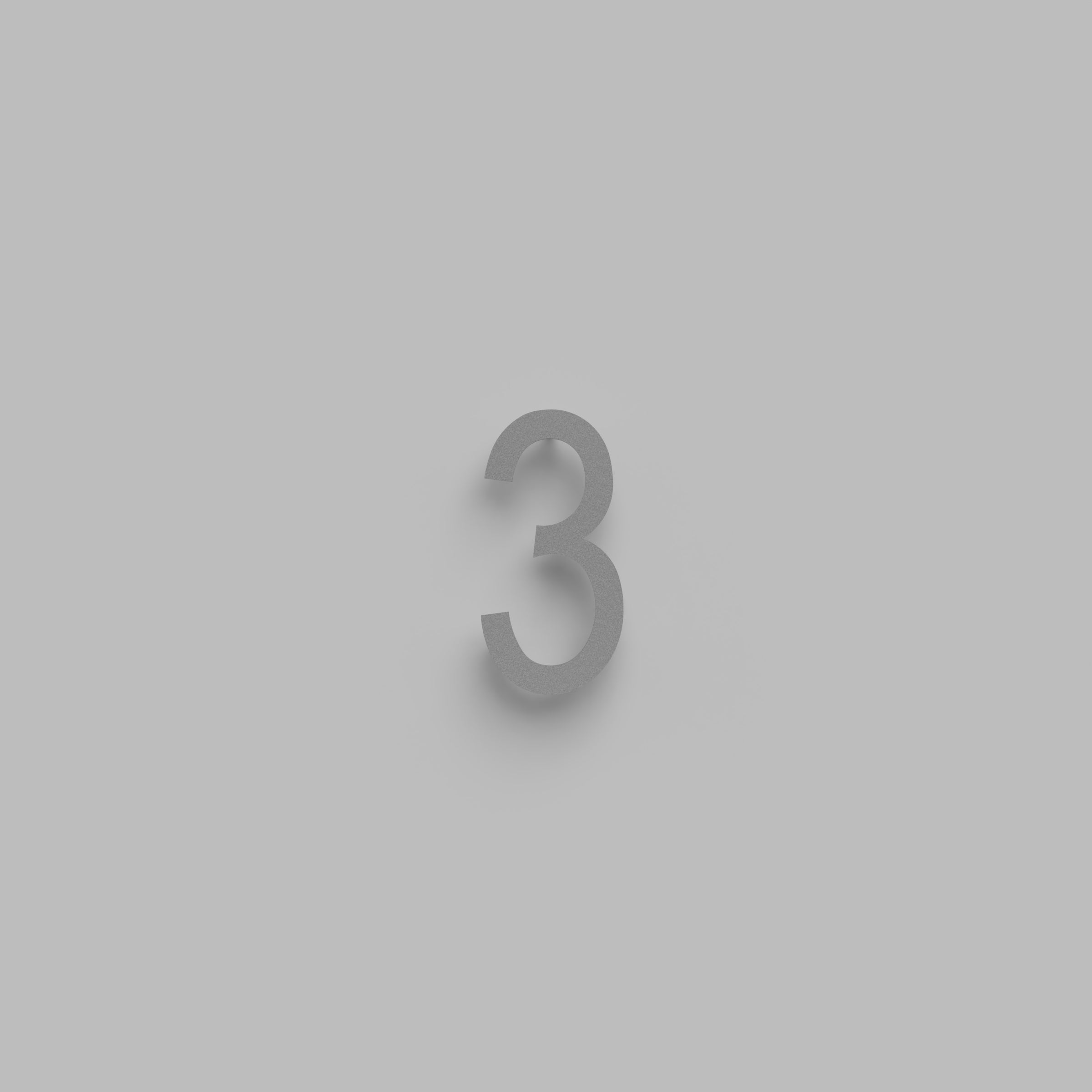 6 inch Floating Address Numbers [1711]
