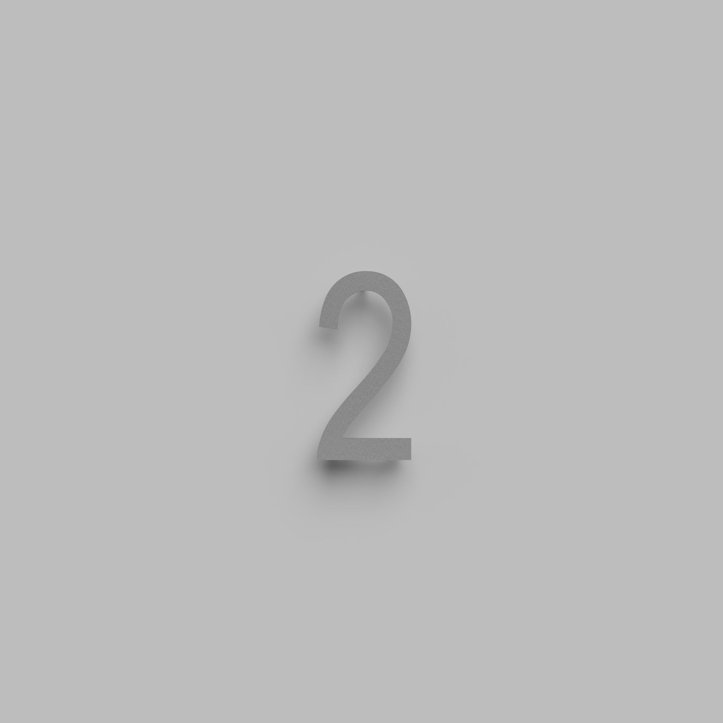 6 inch Floating Address Numbers [1711]