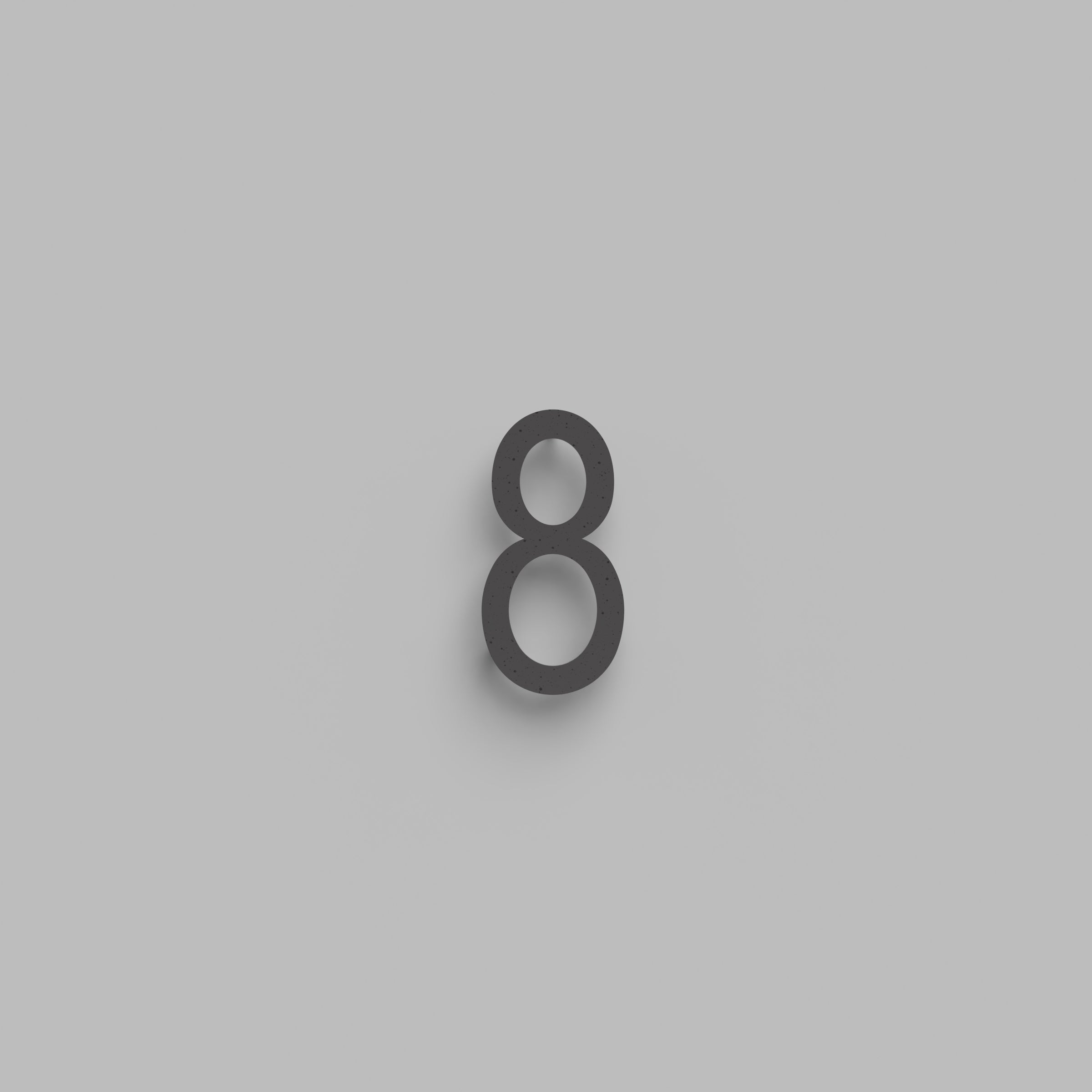 6 inch Floating Address Numbers [1711]