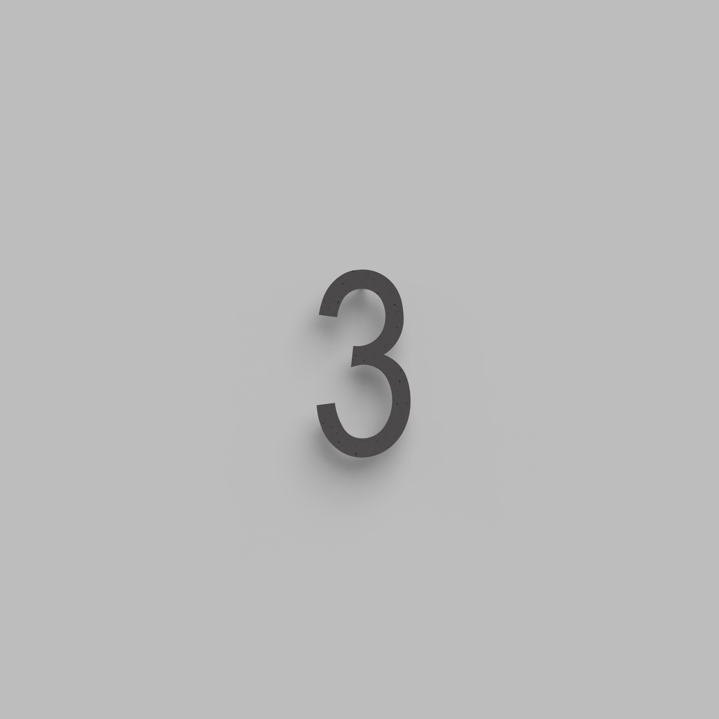 6 inch Floating Address Numbers [1711]