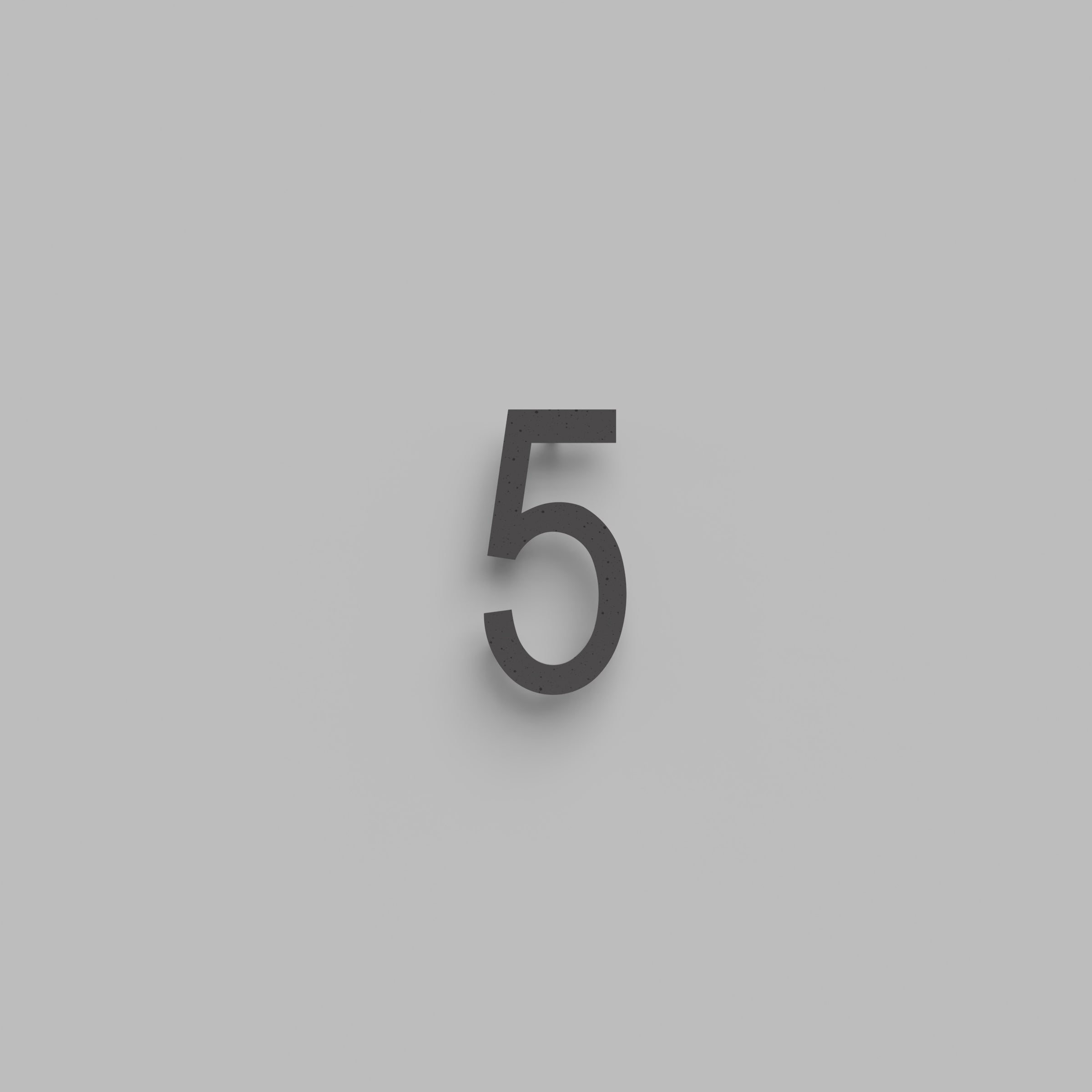 6 inch Floating Address Numbers [1711]