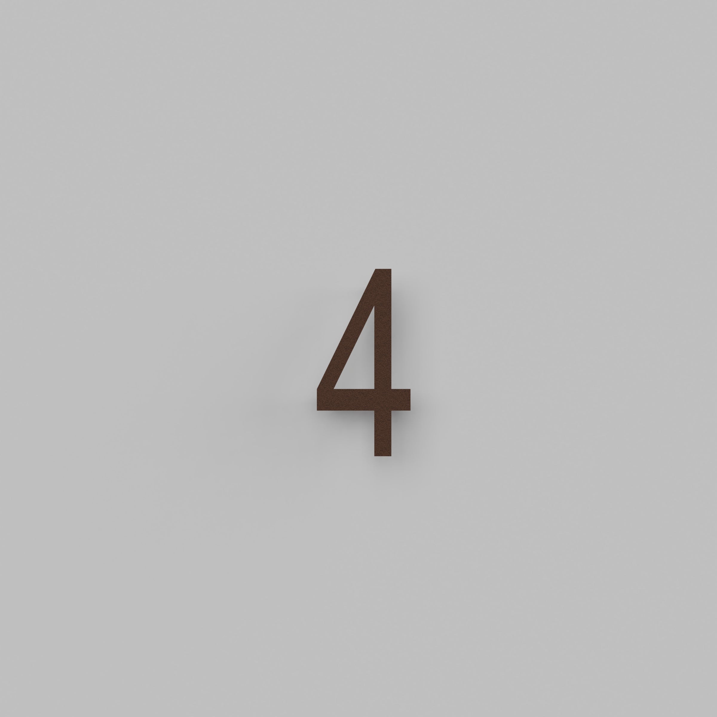 6 inch Floating Address Numbers [1711]