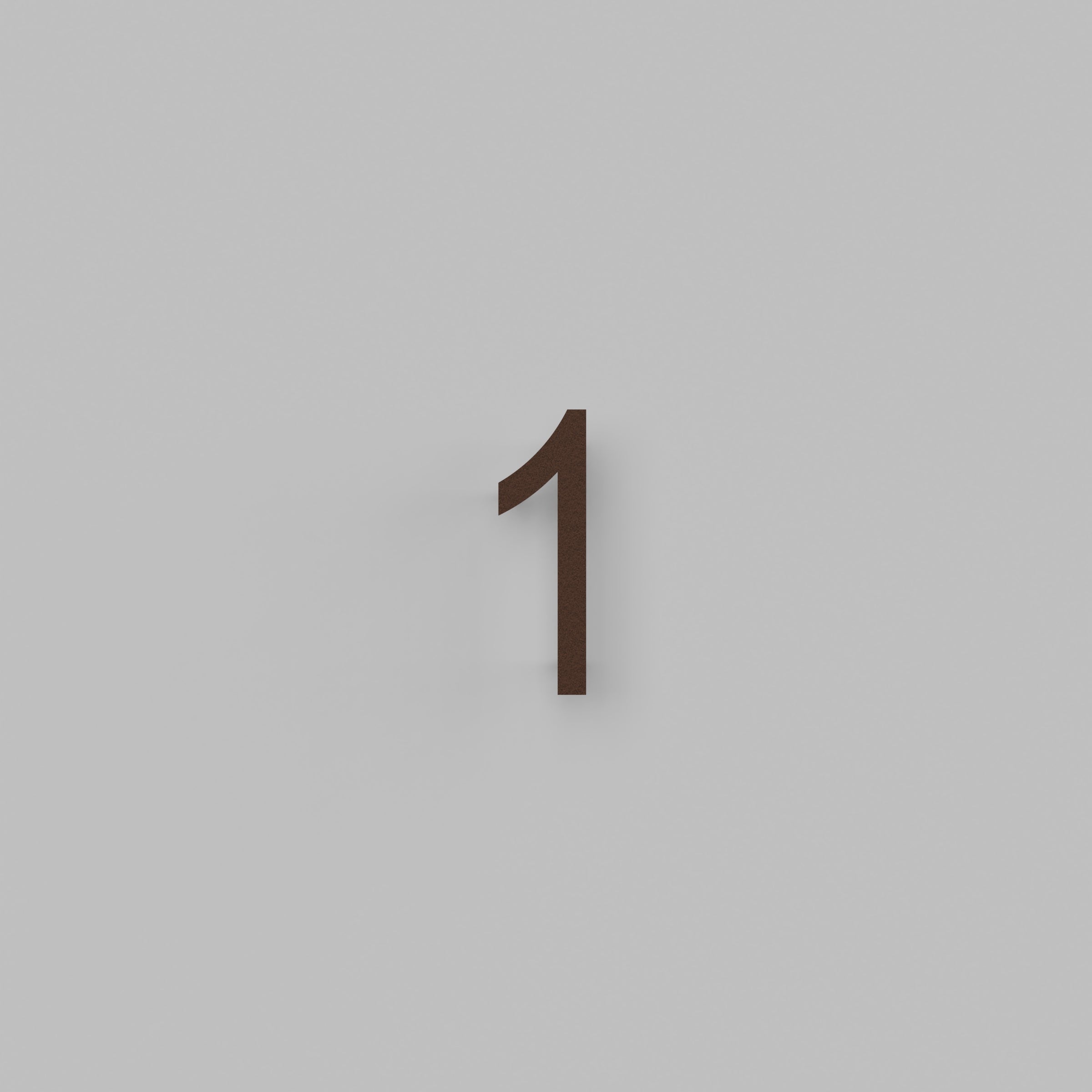 6 inch Floating Address Numbers [1711]