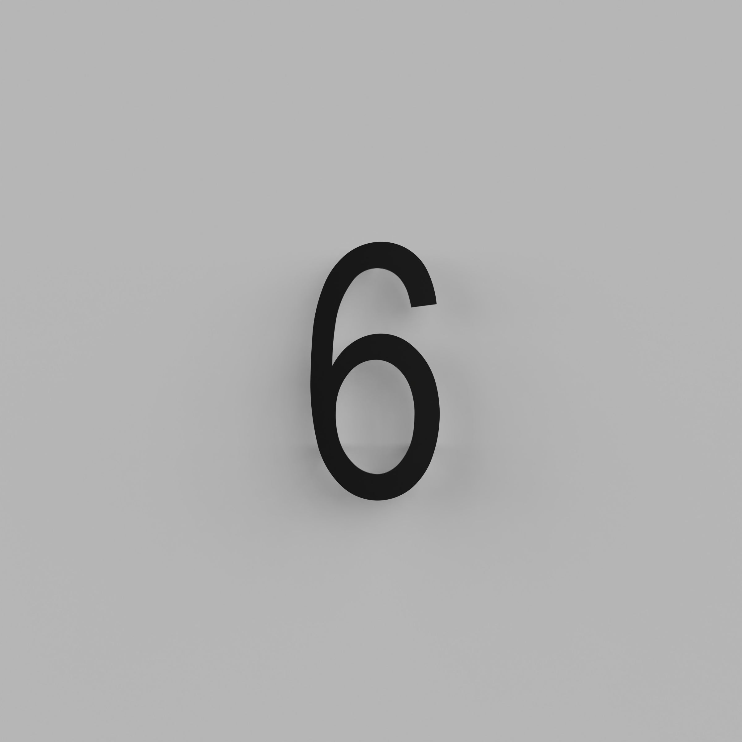 8 inch Floating Address Numbers