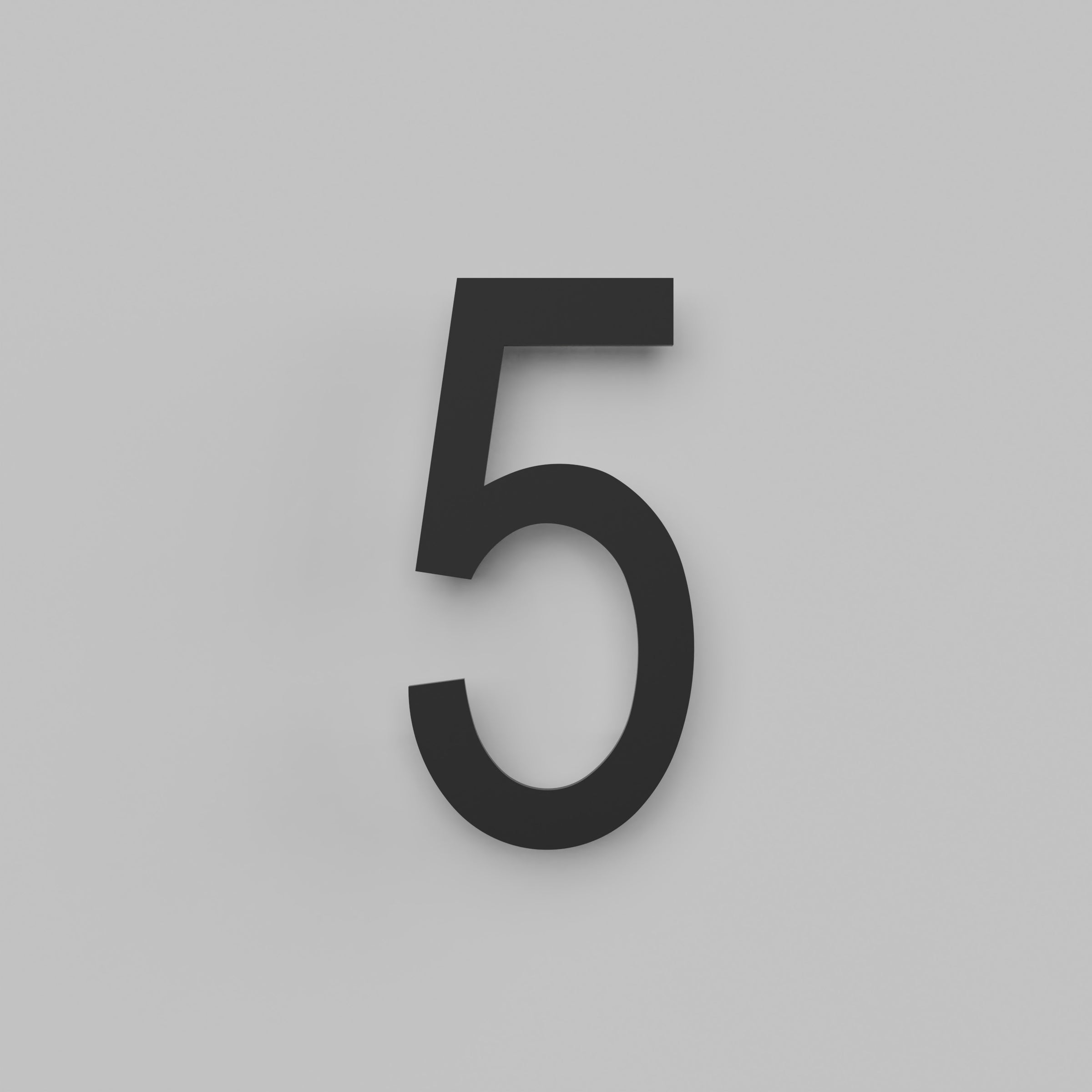 12 inch Floating Address Numbers