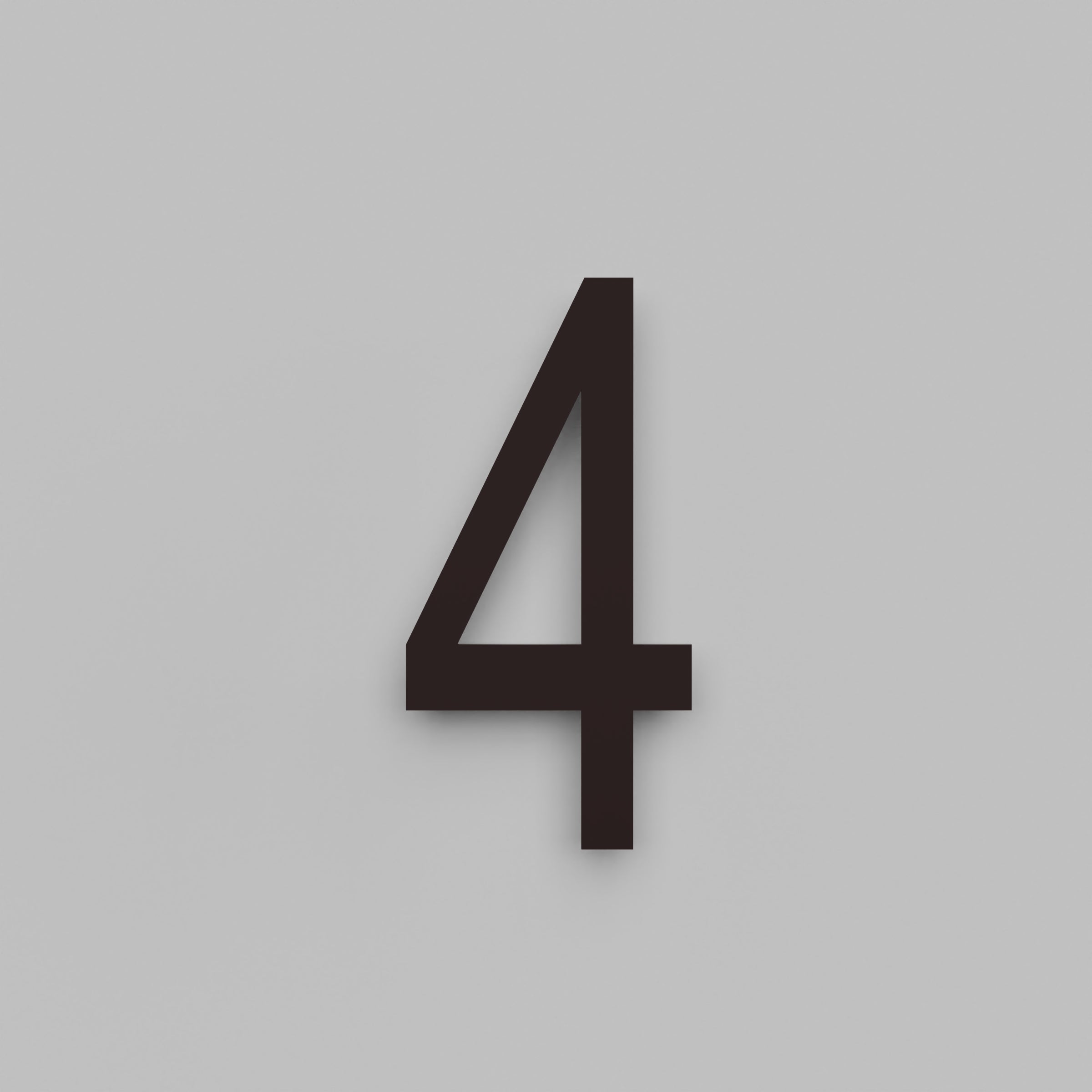 12 inch Floating Address Numbers