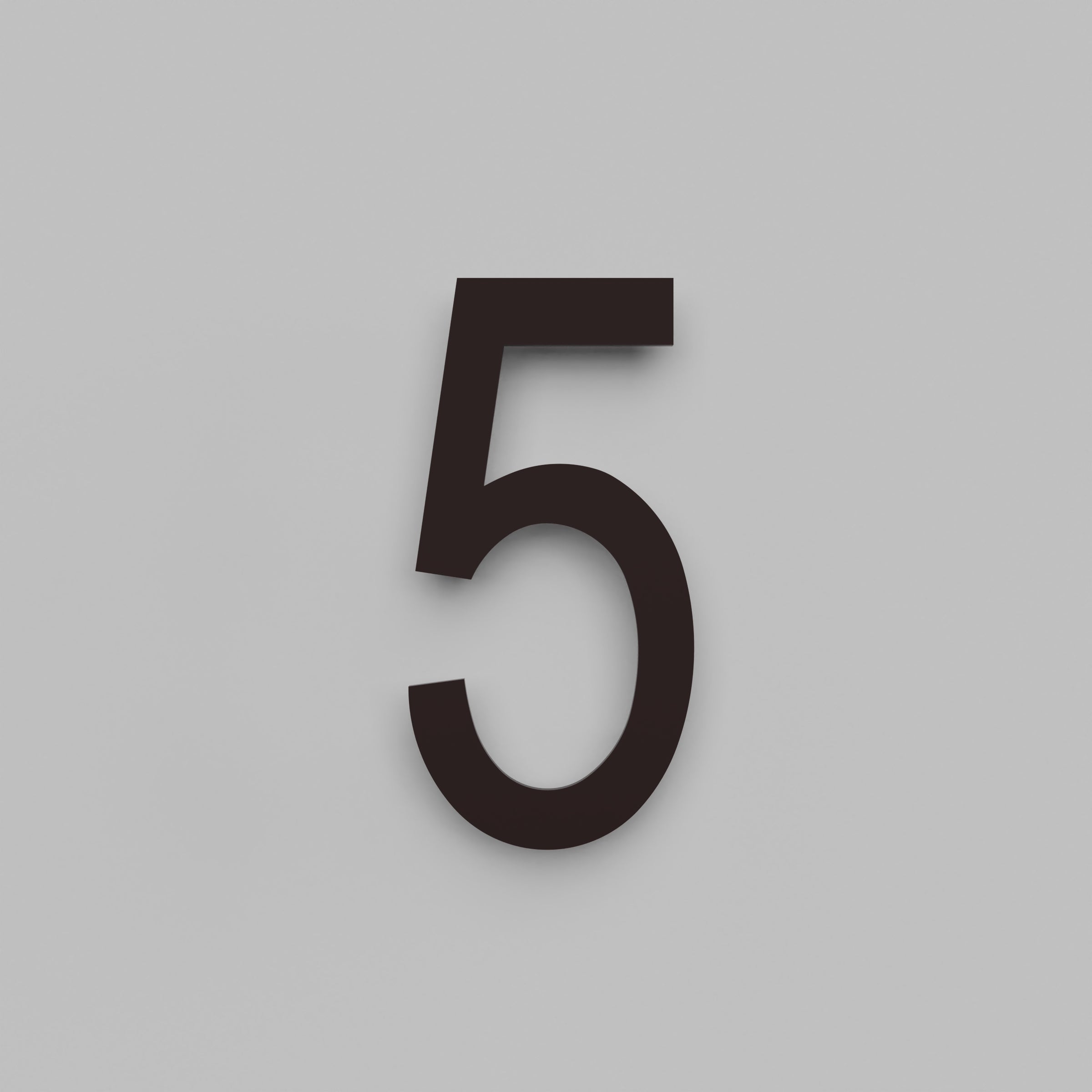 12 inch Floating Address Numbers