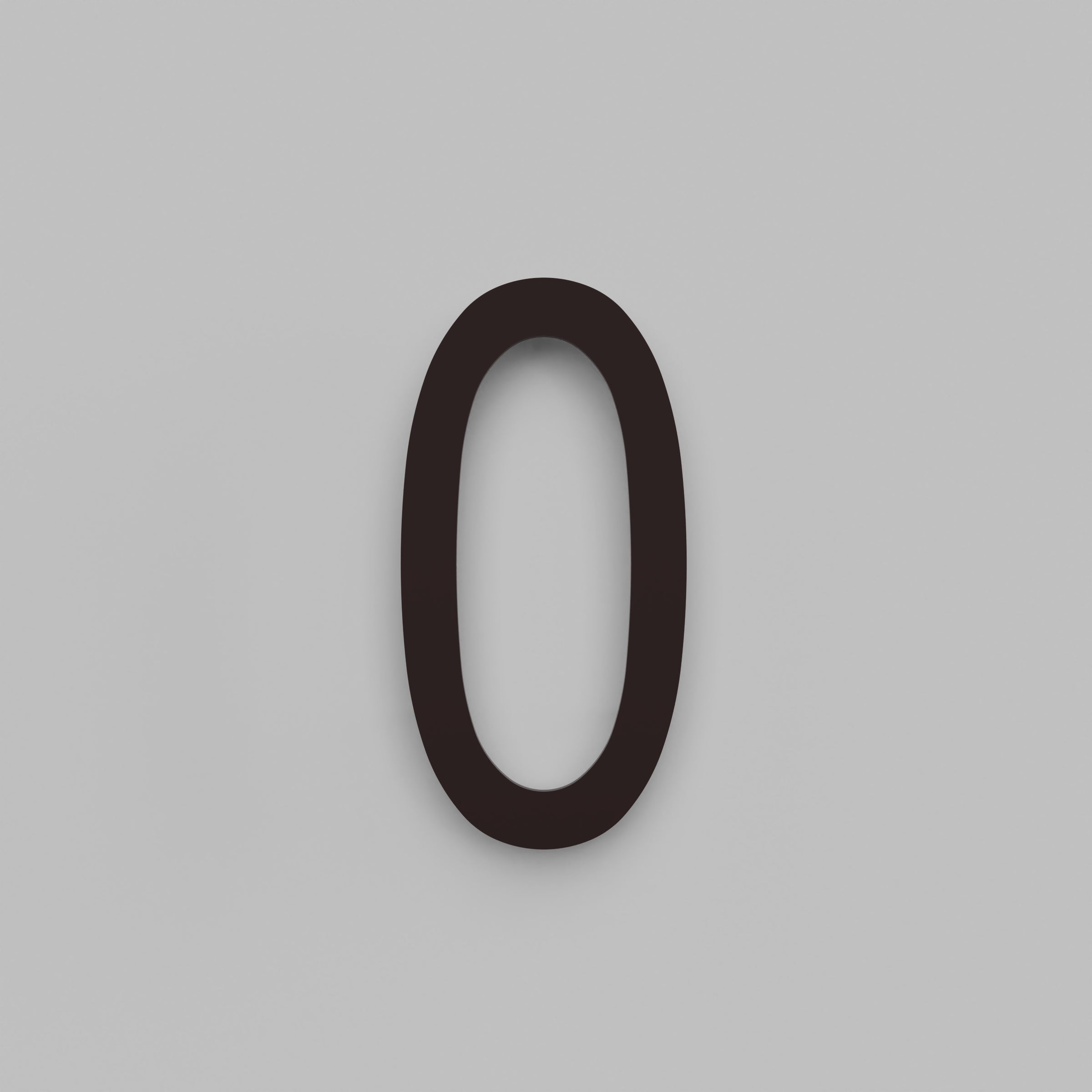 12 inch Floating Address Numbers