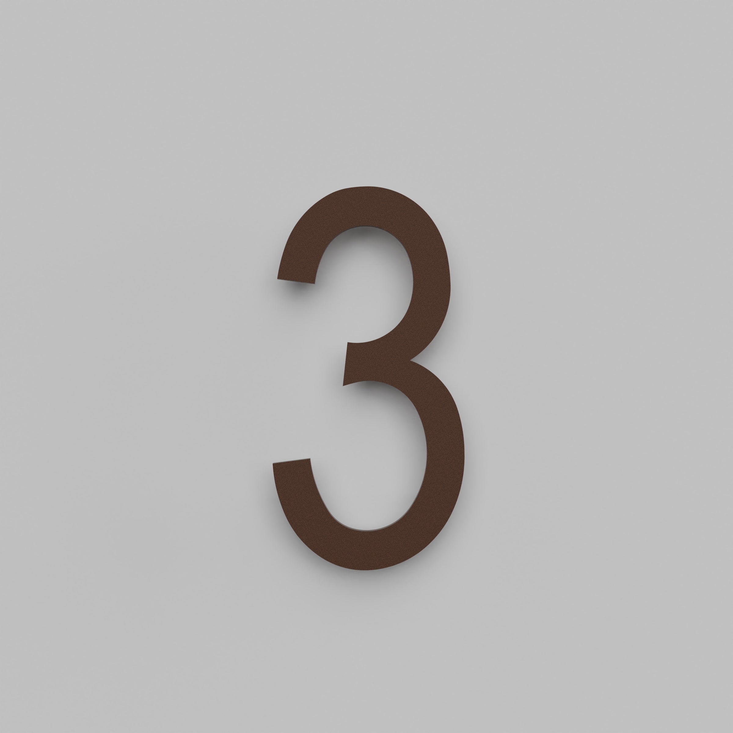 12 inch Floating Address Numbers