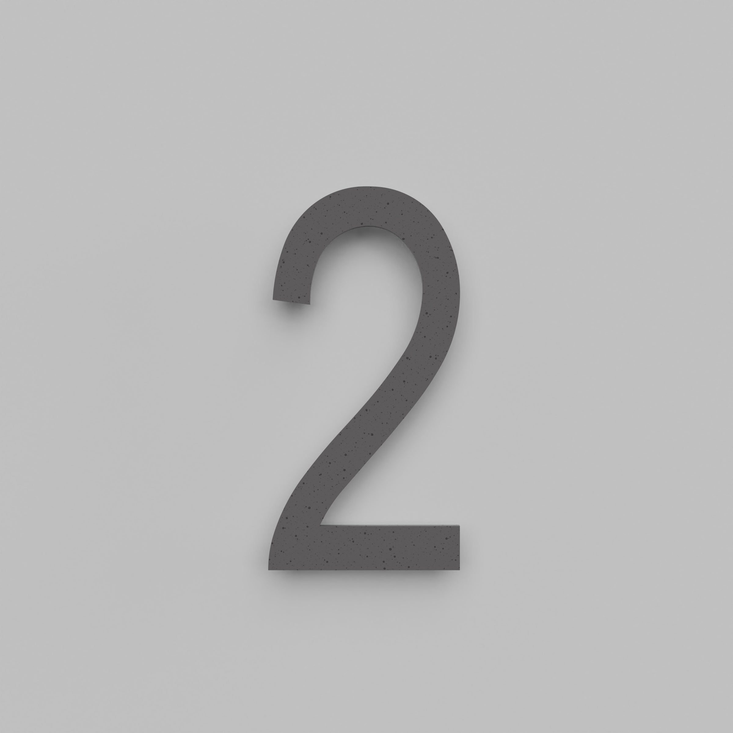 12 inch Floating Address Numbers
