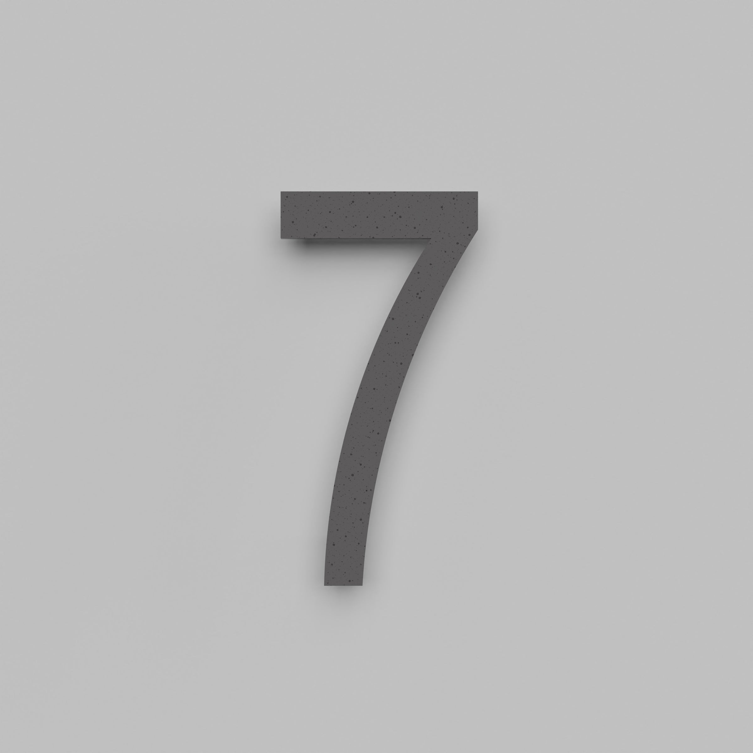 12 inch Floating Address Numbers