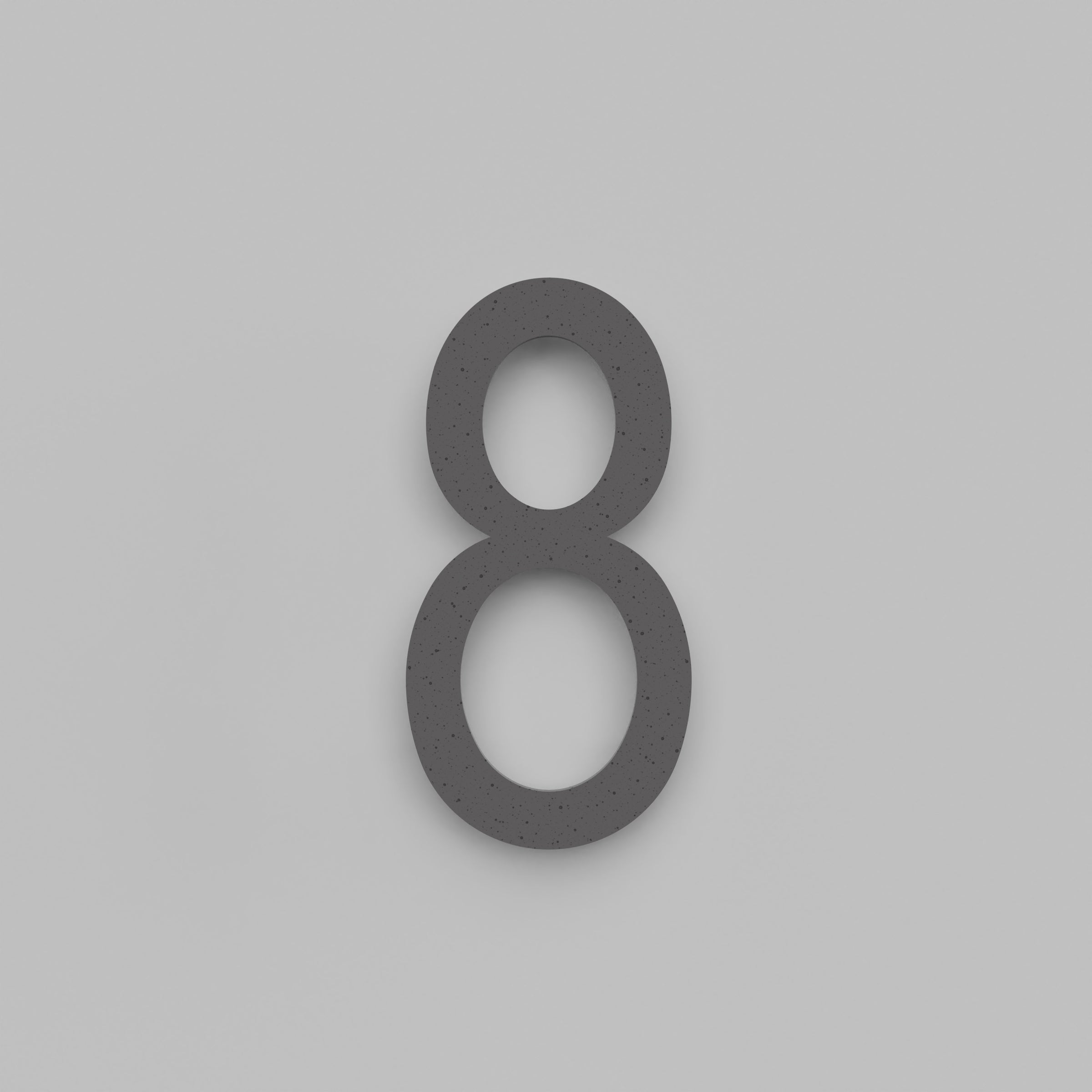 12 inch Floating Address Numbers