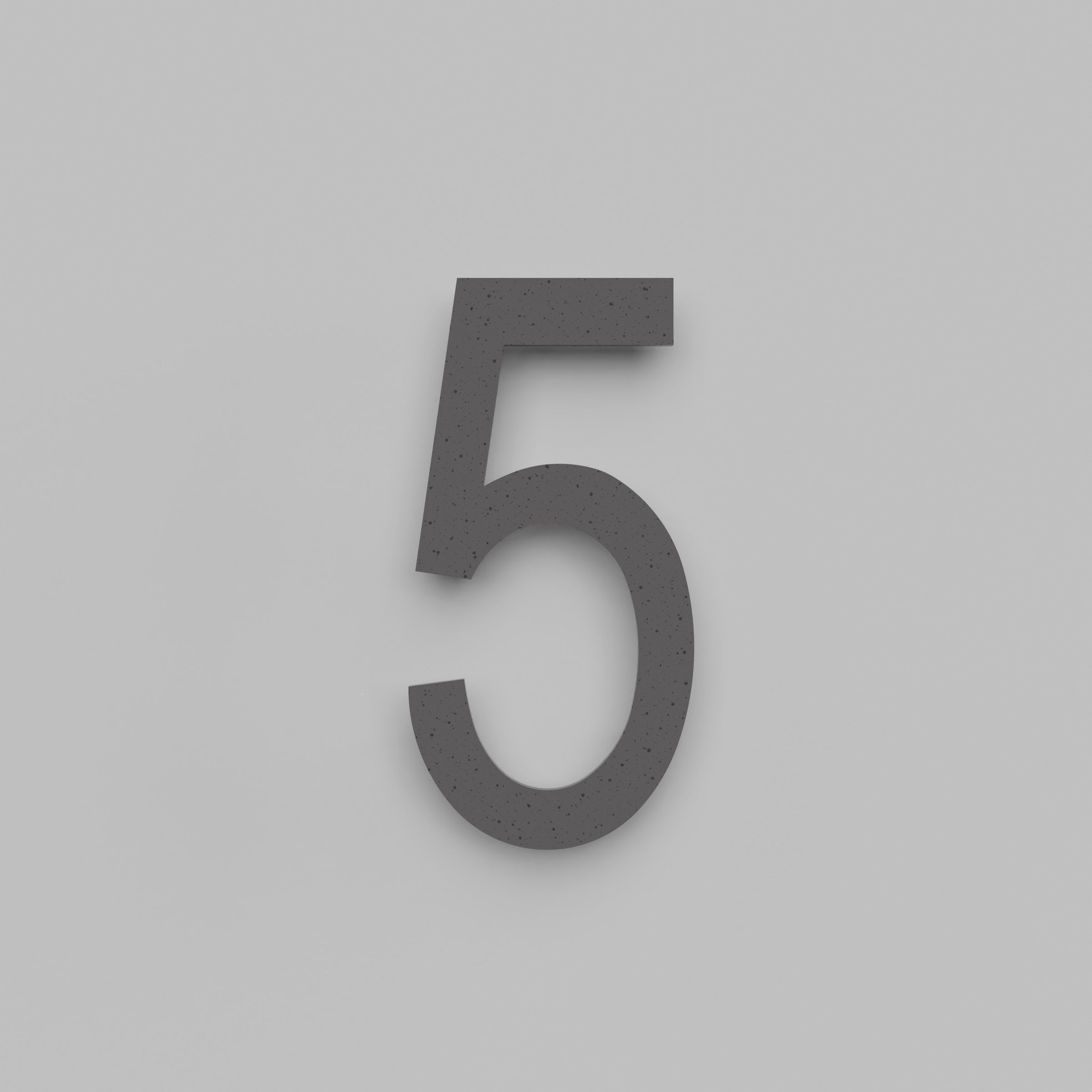 12 inch Floating Address Numbers