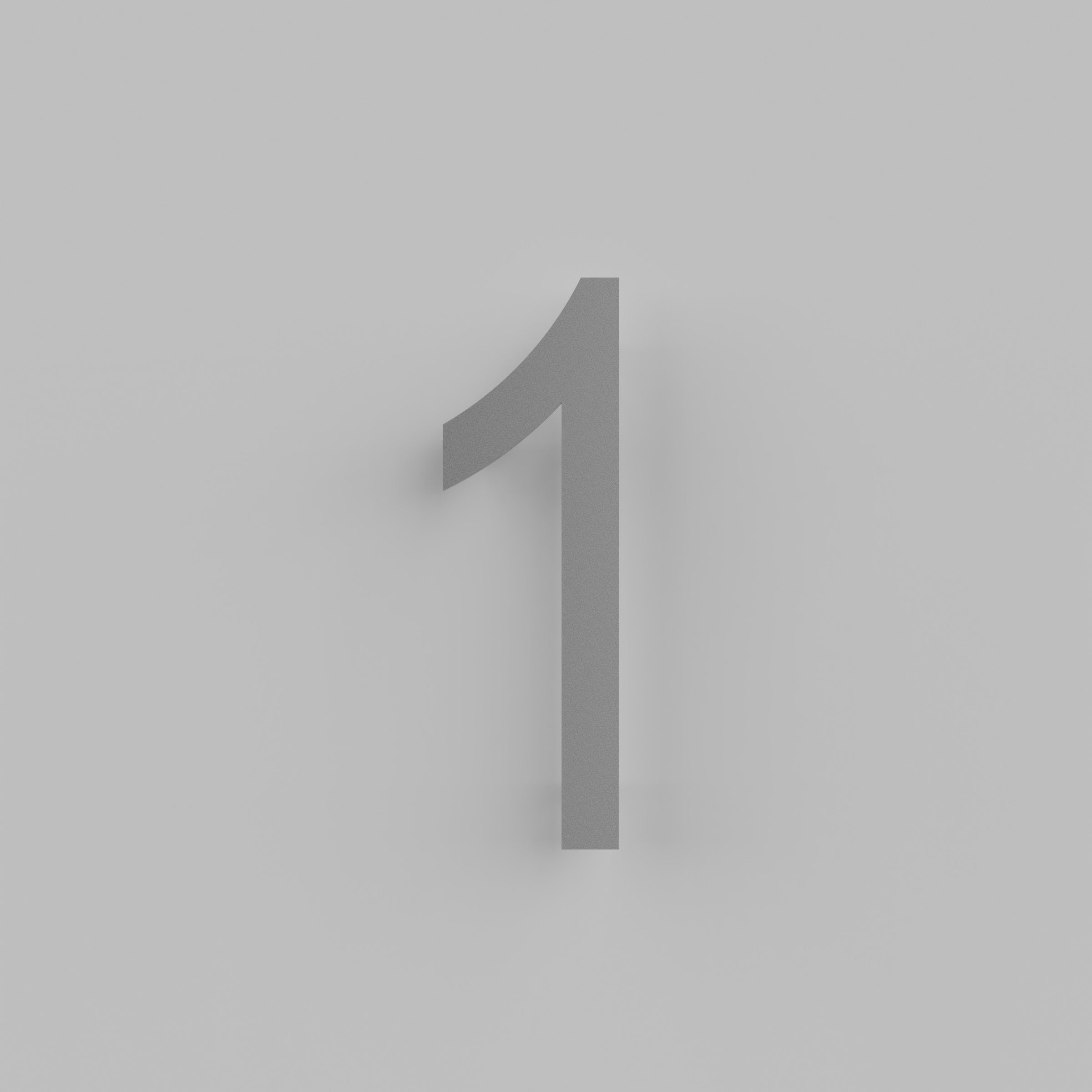 12 inch Floating Address Numbers