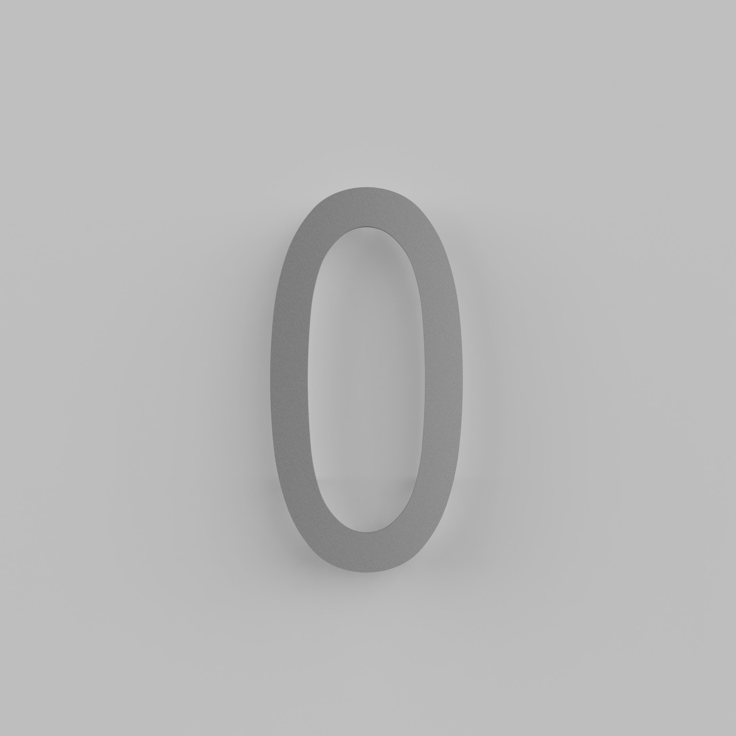 12 inch Floating Address Numbers