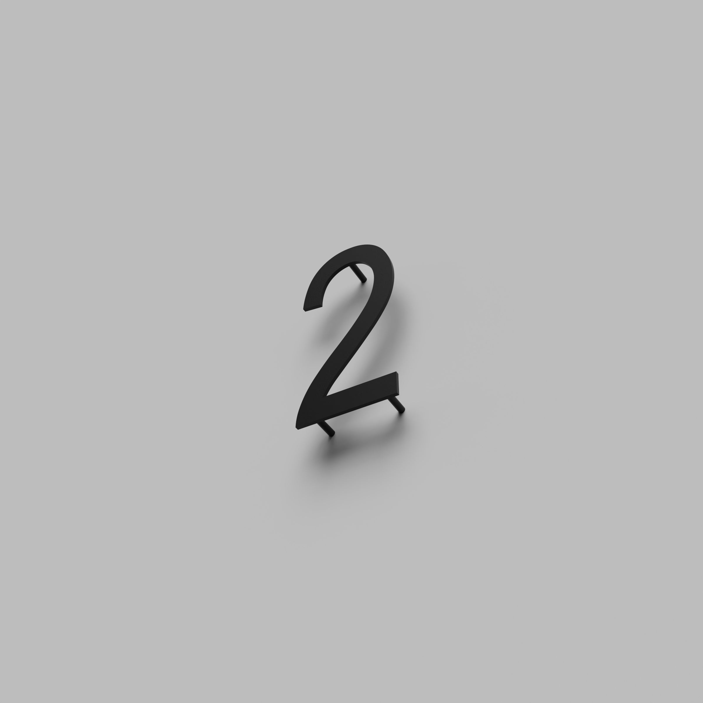 6 inch Floating Address Numbers [1711]