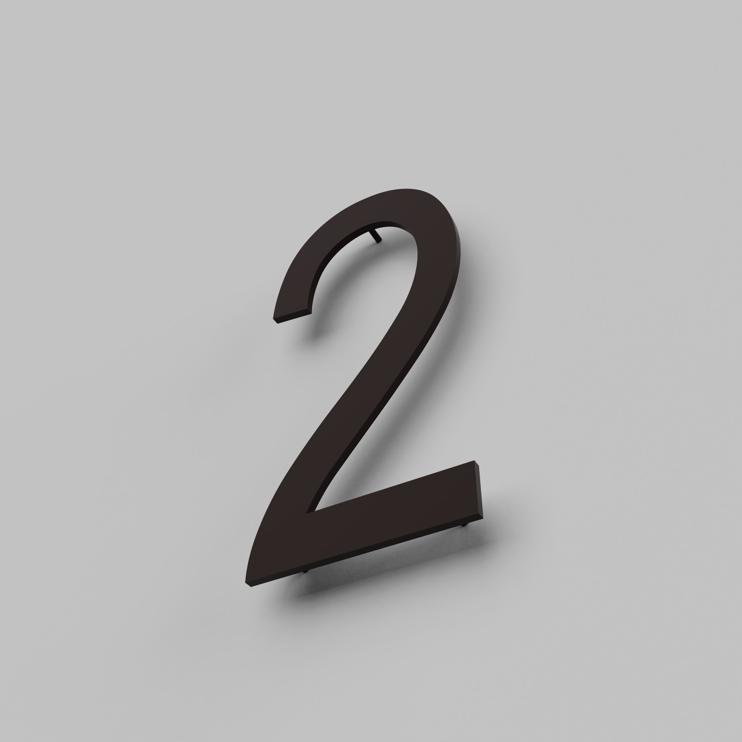12 inch Floating Address Numbers
