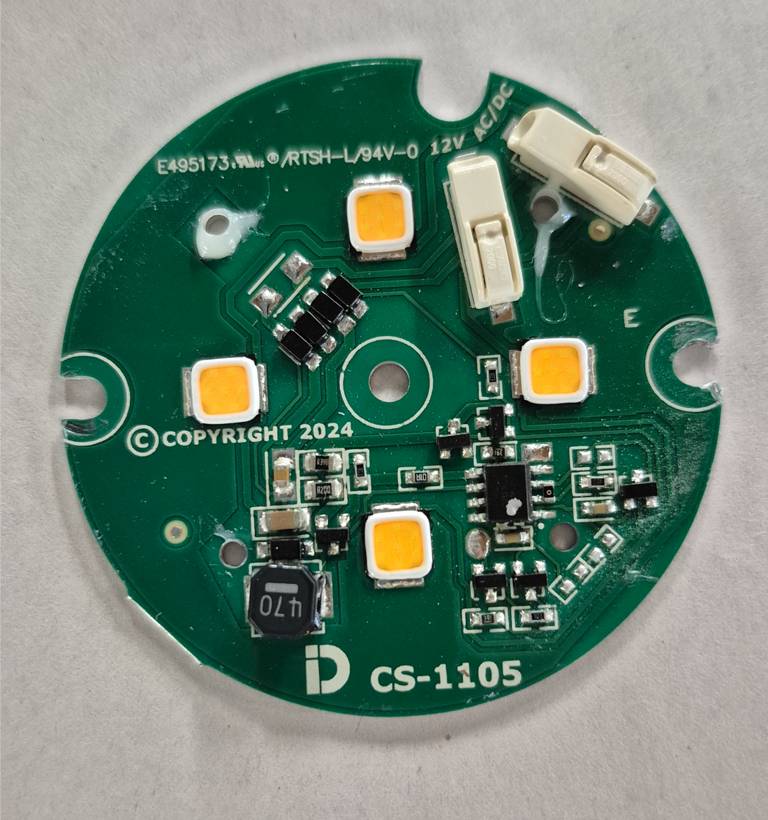 Replacement 8-watt 12-volt LED for Snoc outdoor light fixture.