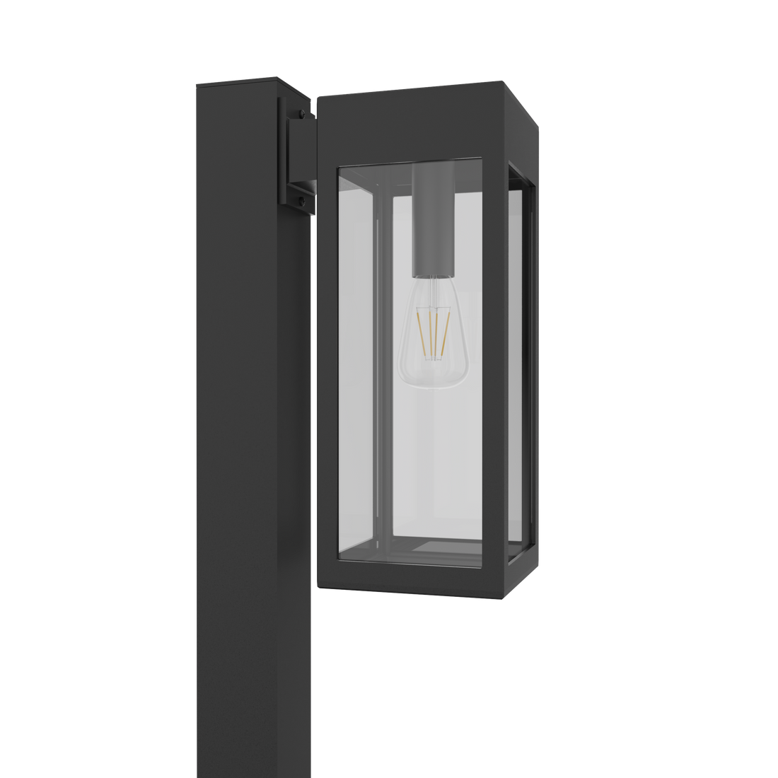 Stockholm • Outdoor pole light fixture down mount open bottom medium format [21636]