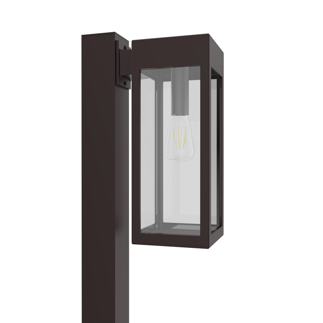 Stockholm • Outdoor pole light fixture down mount open bottom medium format [21636]