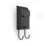 Florence - Vertical mailbox with hooks - 1795 - Black
