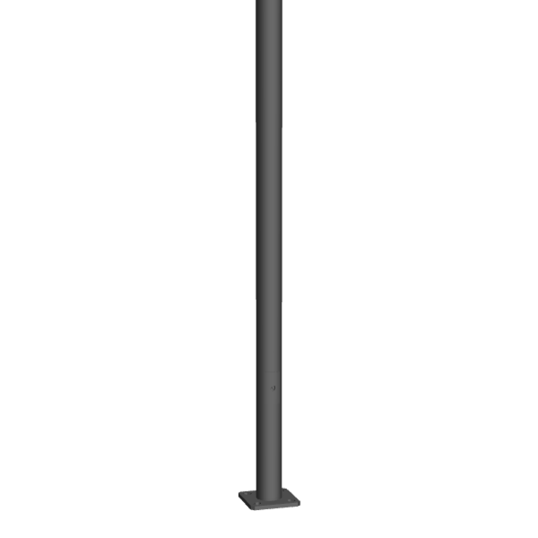 Commercial - 4 Inch Round Galvanized Steel Post [AG4R]
