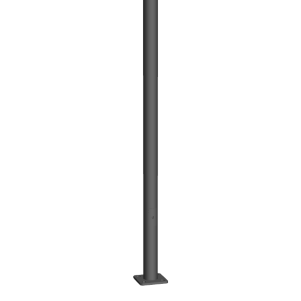 Commercial - 4 inch round aluminium post [AA4R]