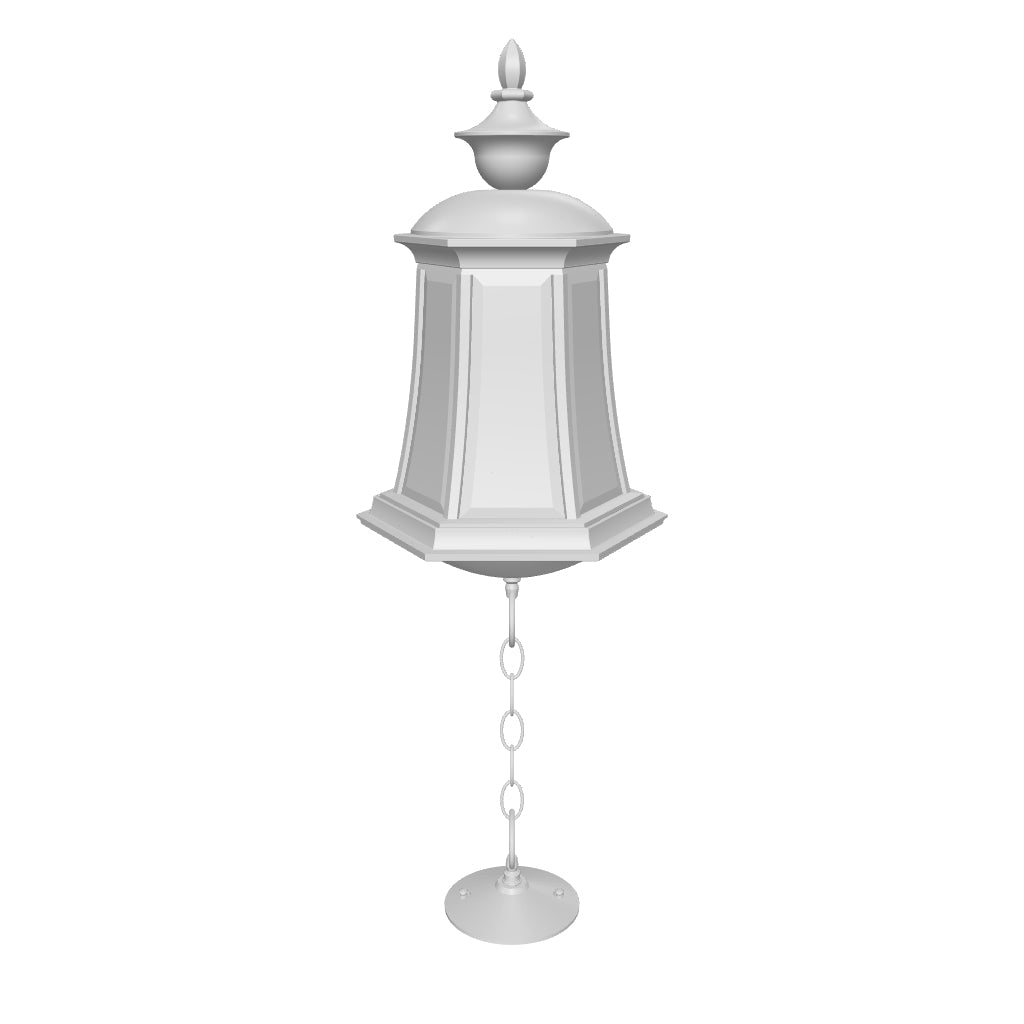 Westminster - Ceiling mounting with chain closed bottom medium format - 23555