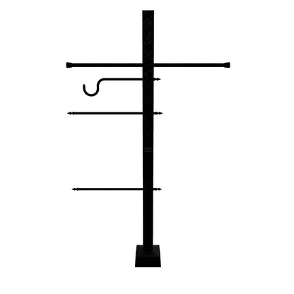 Commercial - 4 inch square aluminum post [AA4S]