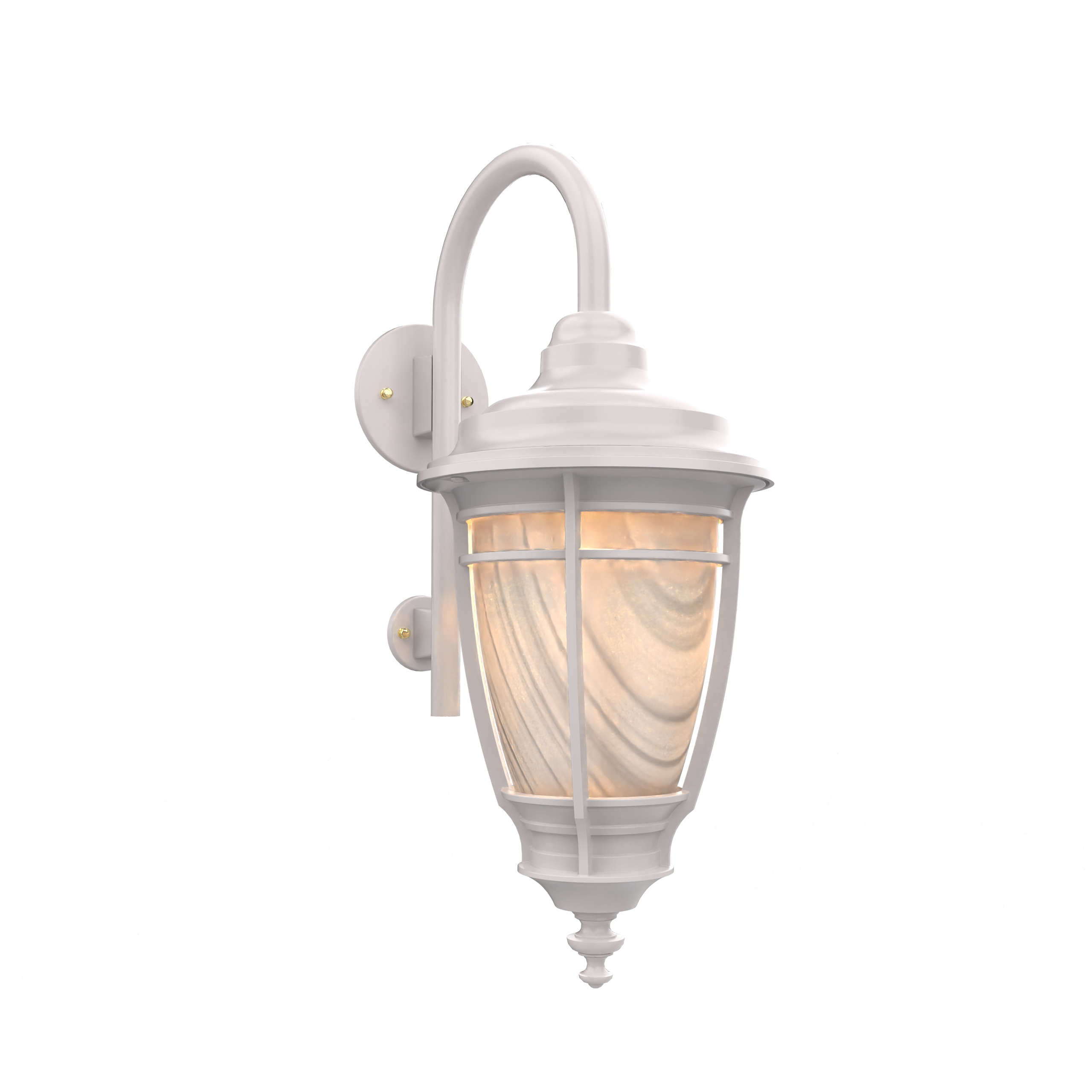 Portland - Wall mount with cane down closed bottom small format - 10299