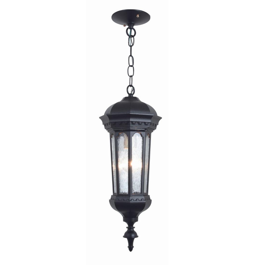 Milan - Ceiling mounting with chain closed bottom small format - 10355