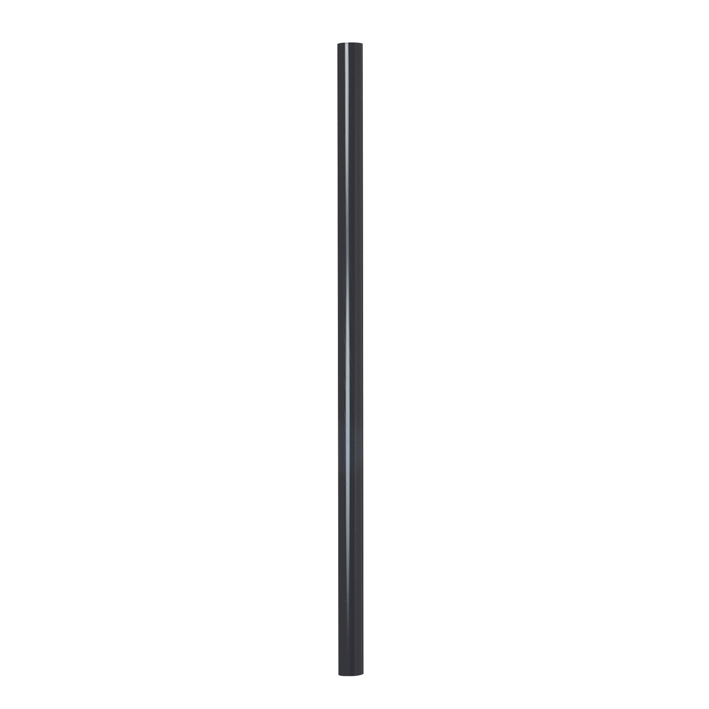 Steel post - Round with welded flange with anchor bolts