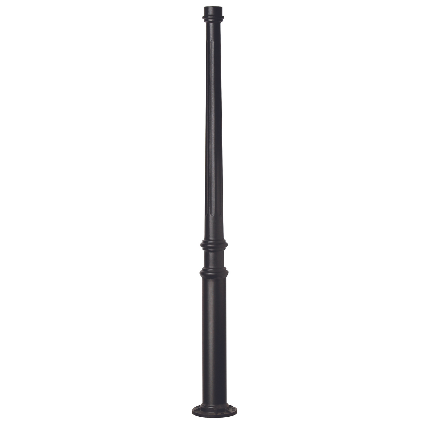 Aluminum post - Tapered round base with anchor bolts – SNOC