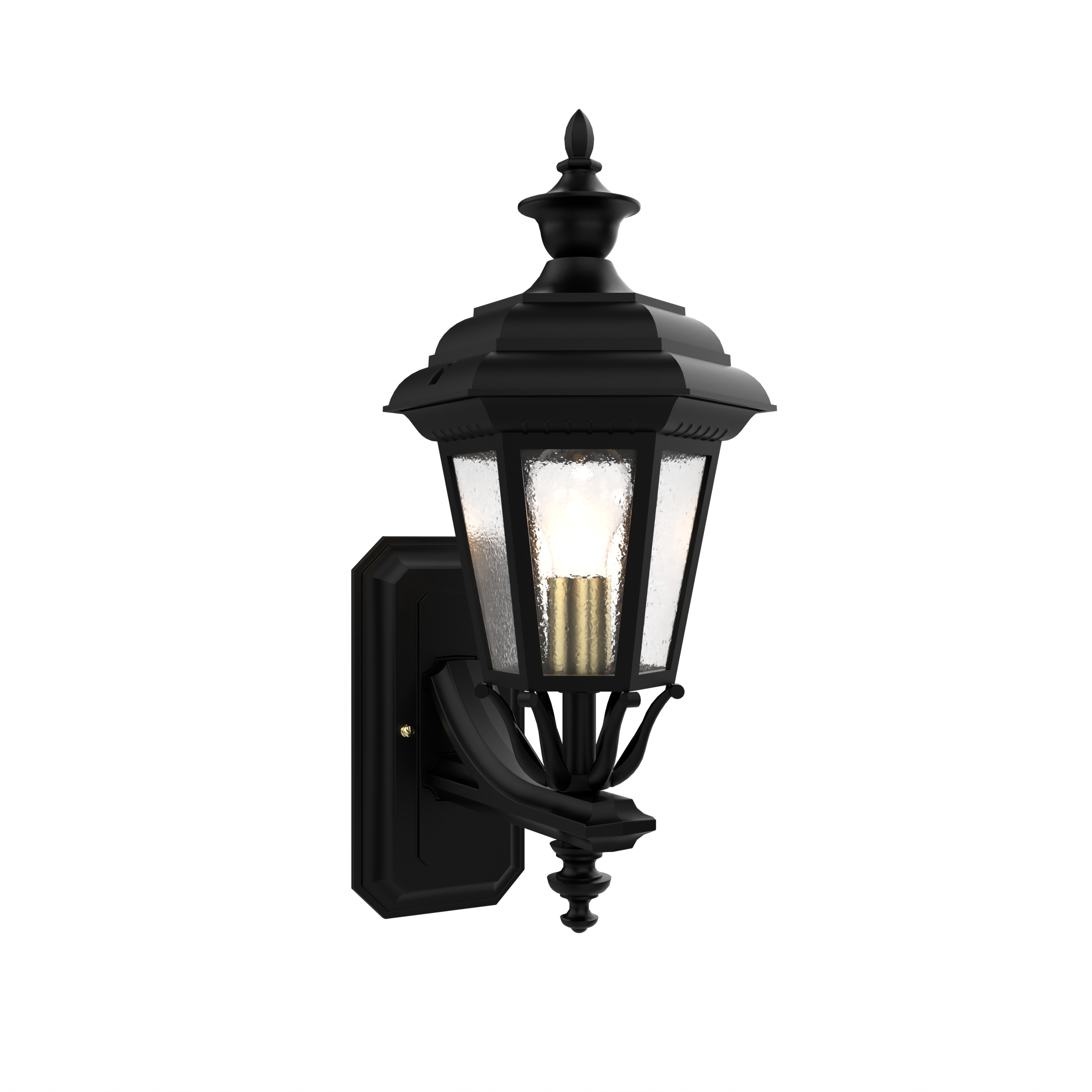 Jamestown - Uplight Wall Mount with Small Finial - 11412