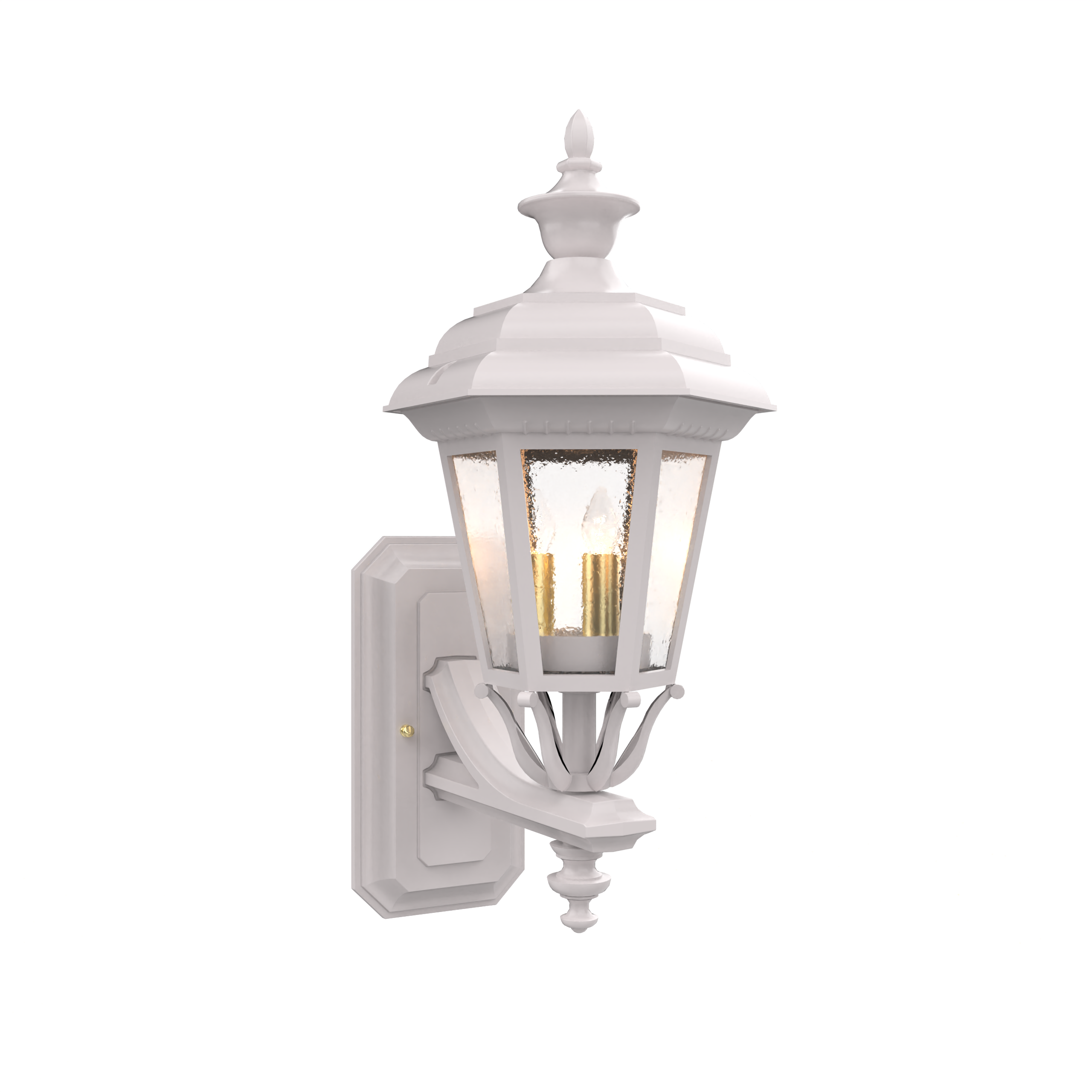 Jamestown - Uplight Wall Mount with Small Finial - 11412