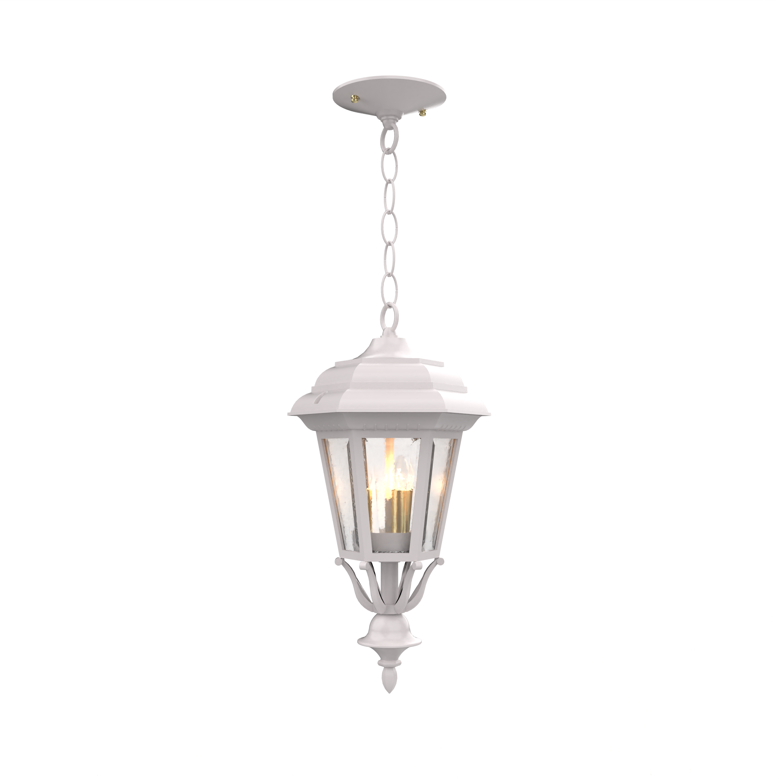 Jamestown - Ceiling mount with chain closed bottom small - 11455
