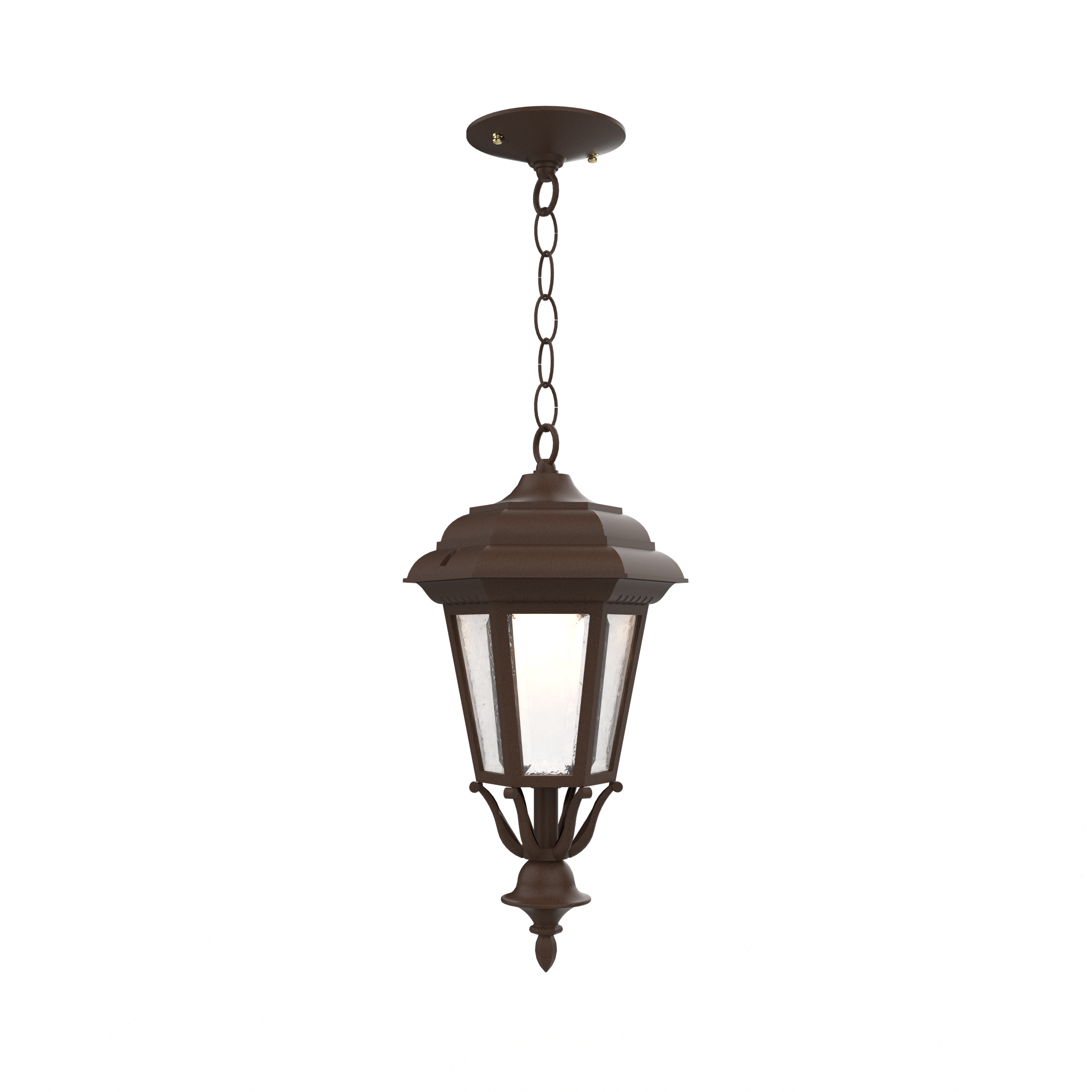 Jamestown - Ceiling mount with chain closed bottom small - 11455