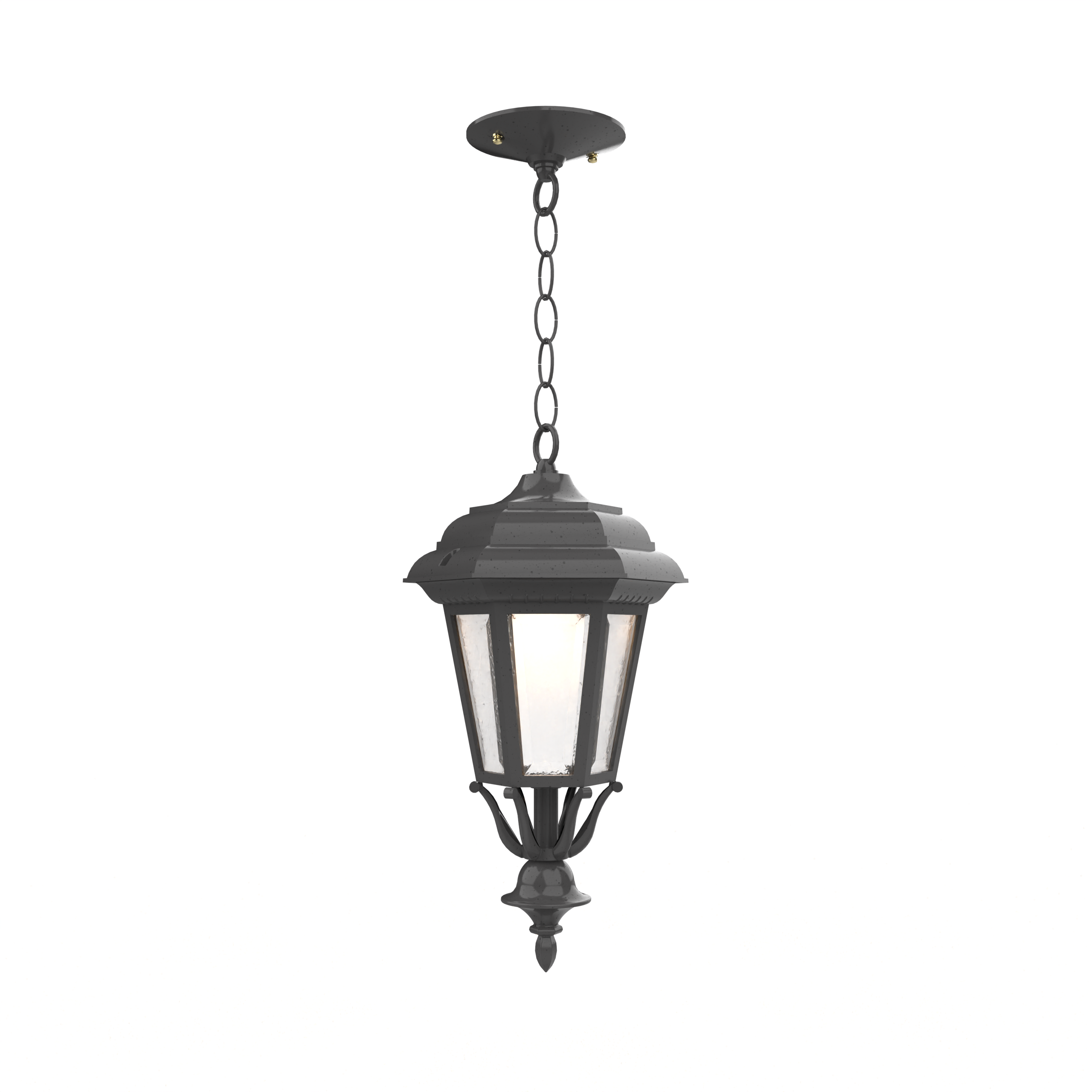 Jamestown - Ceiling mount with chain closed bottom small - 11455