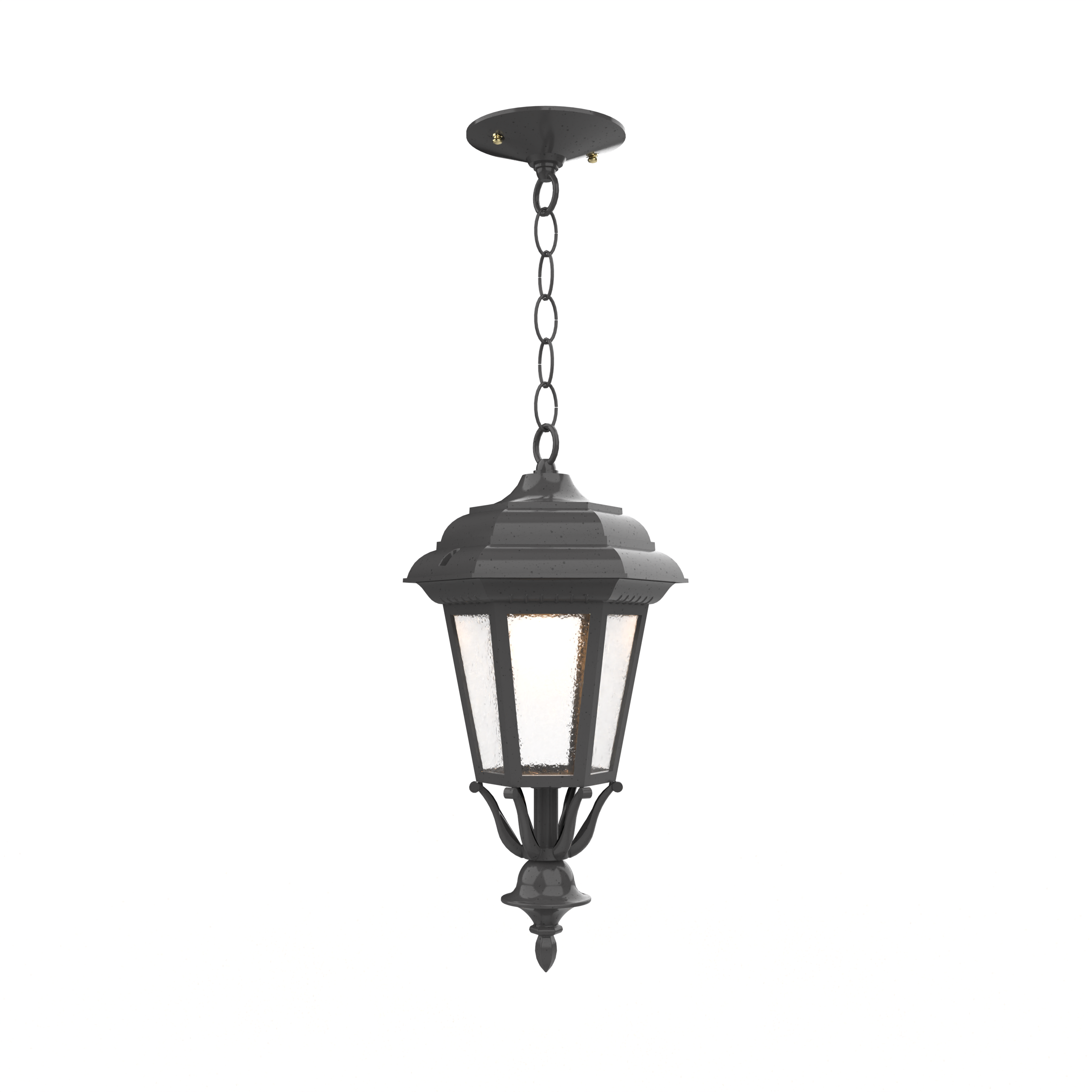 Jamestown - Ceiling mount with chain closed bottom small - 11455