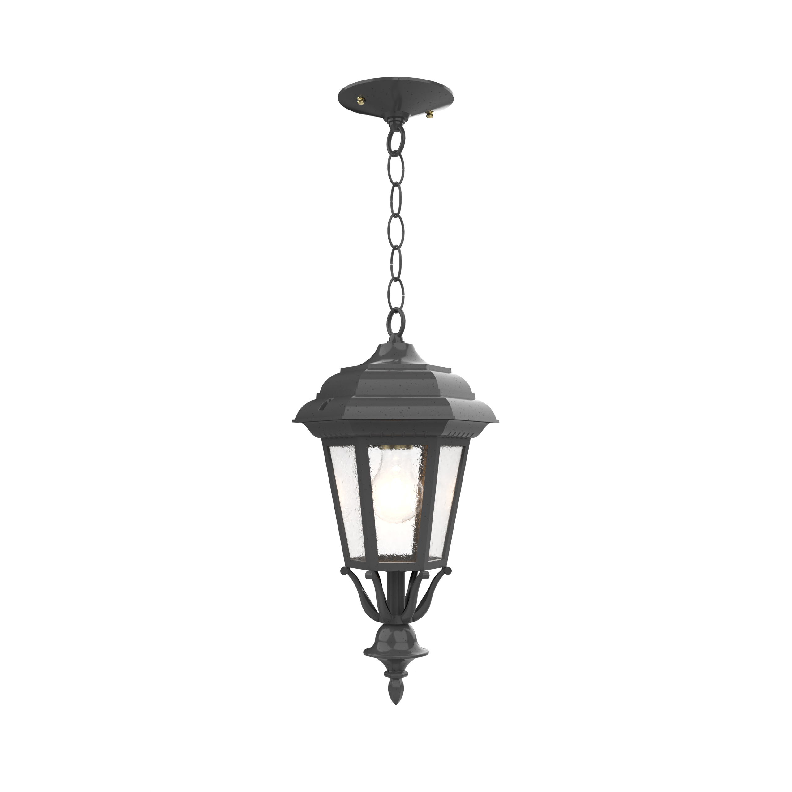 Jamestown - Ceiling mount with chain closed bottom small - 11455