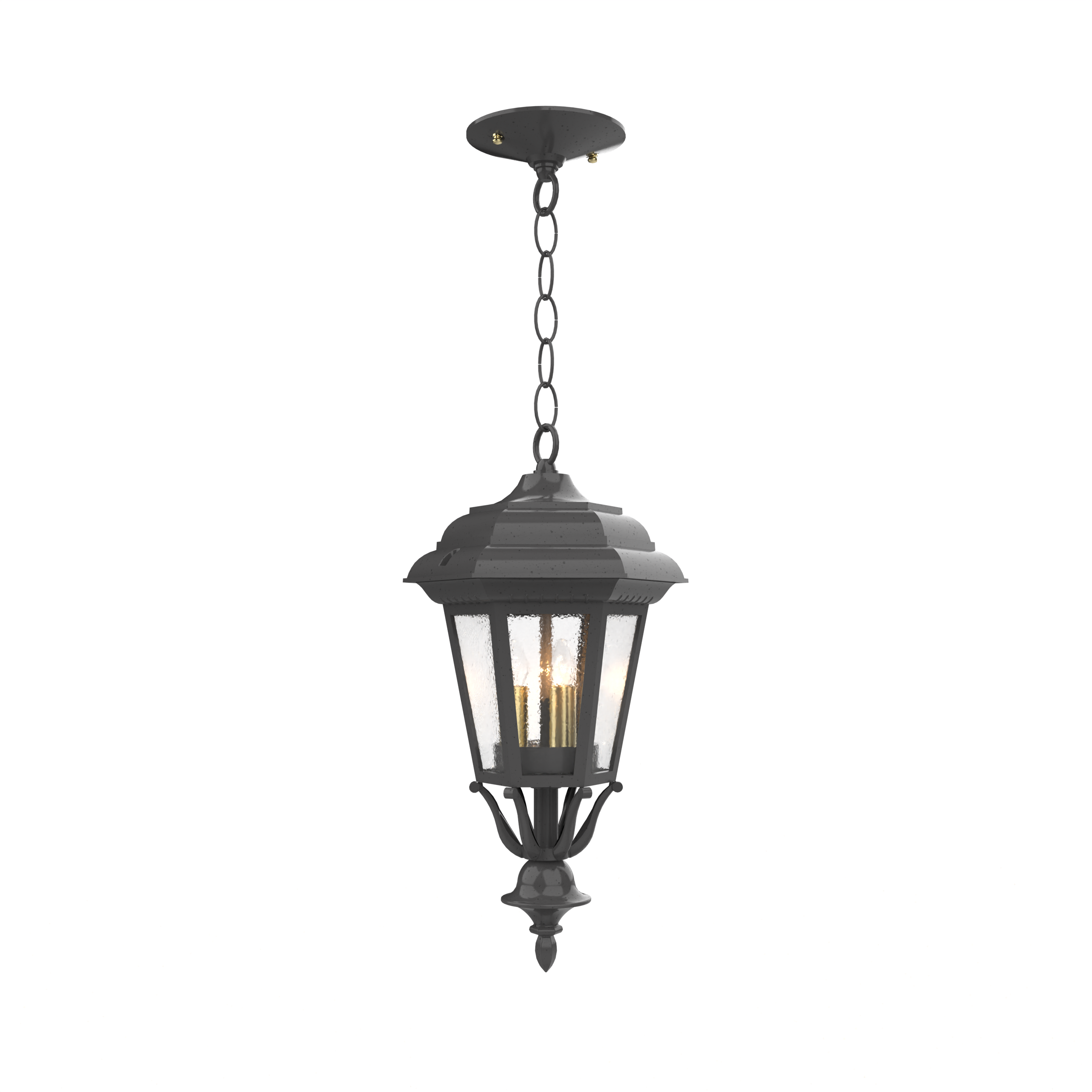 Jamestown - Ceiling mount with chain closed bottom small - 11455