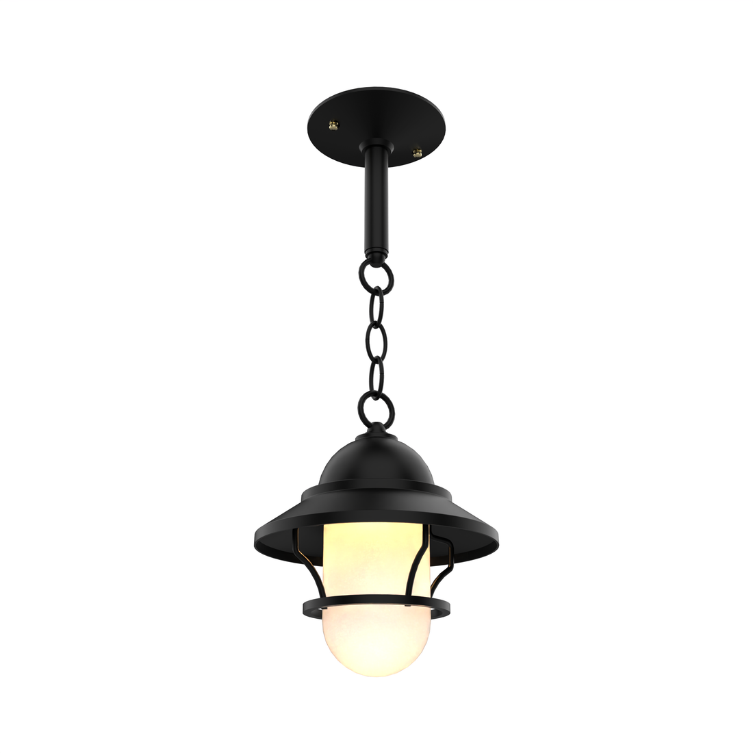 San Francisco - Chain ceiling mount with globe and small grid - 12250