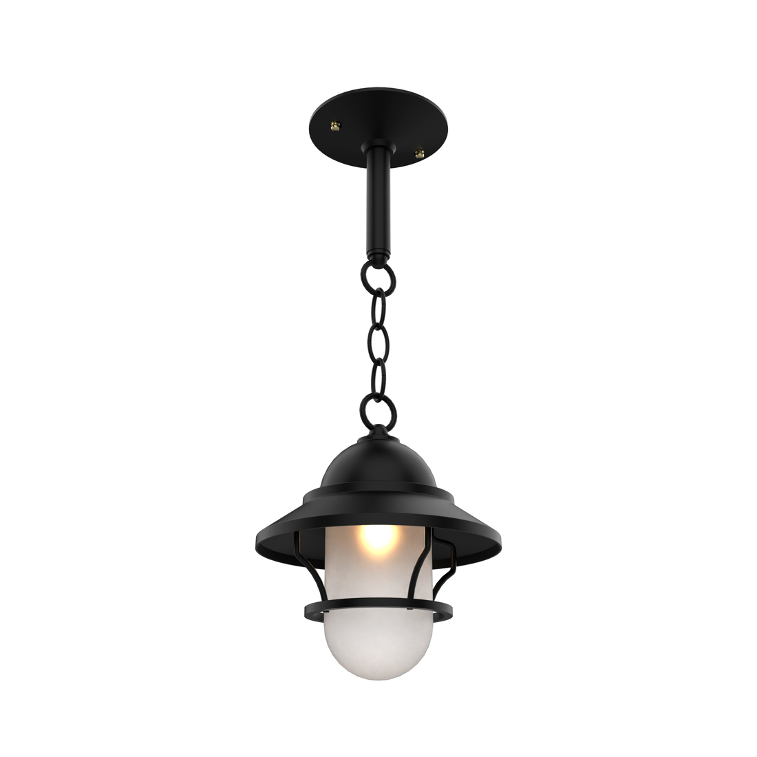 San Francisco - Chain ceiling mount with globe and small grid - 12250