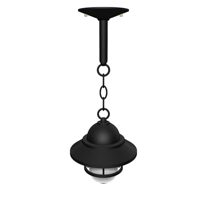 San Francisco - Chain ceiling mount with globe and small grid - 12250
