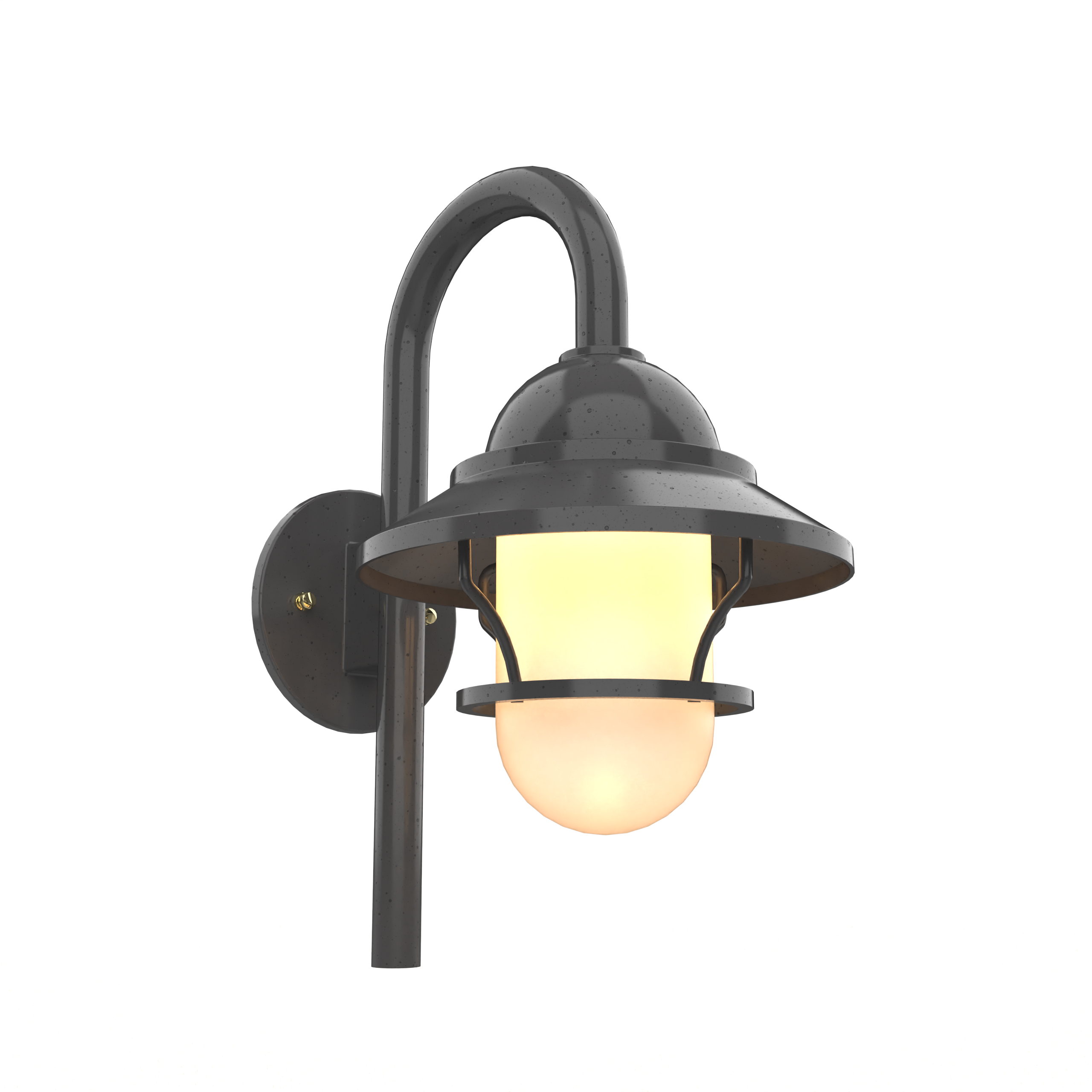 San Francisco - Downward Cane Mount with Globe and Small Grid - 12299