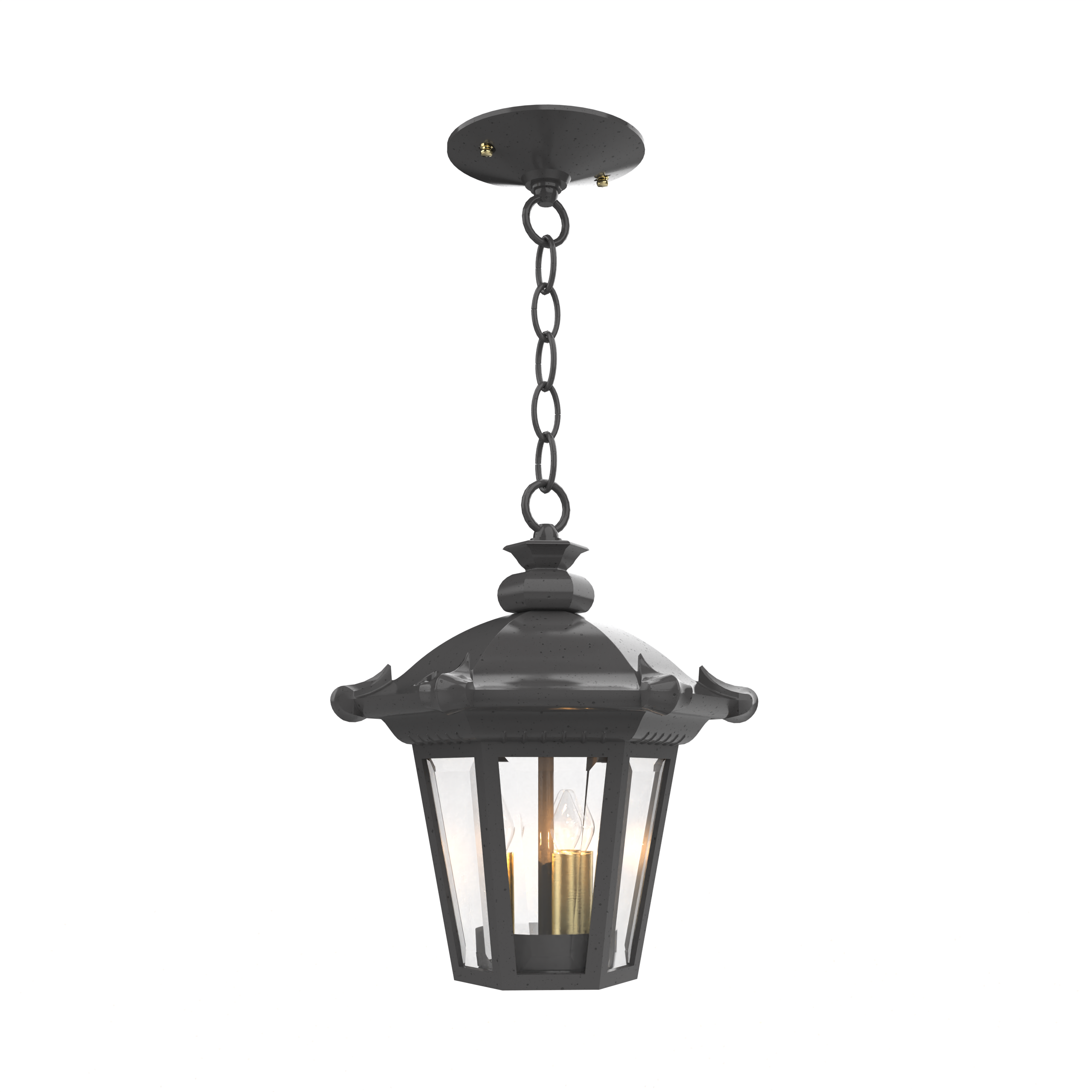 Montpellier - Ceiling mounting with chain open bottom small format - 13350