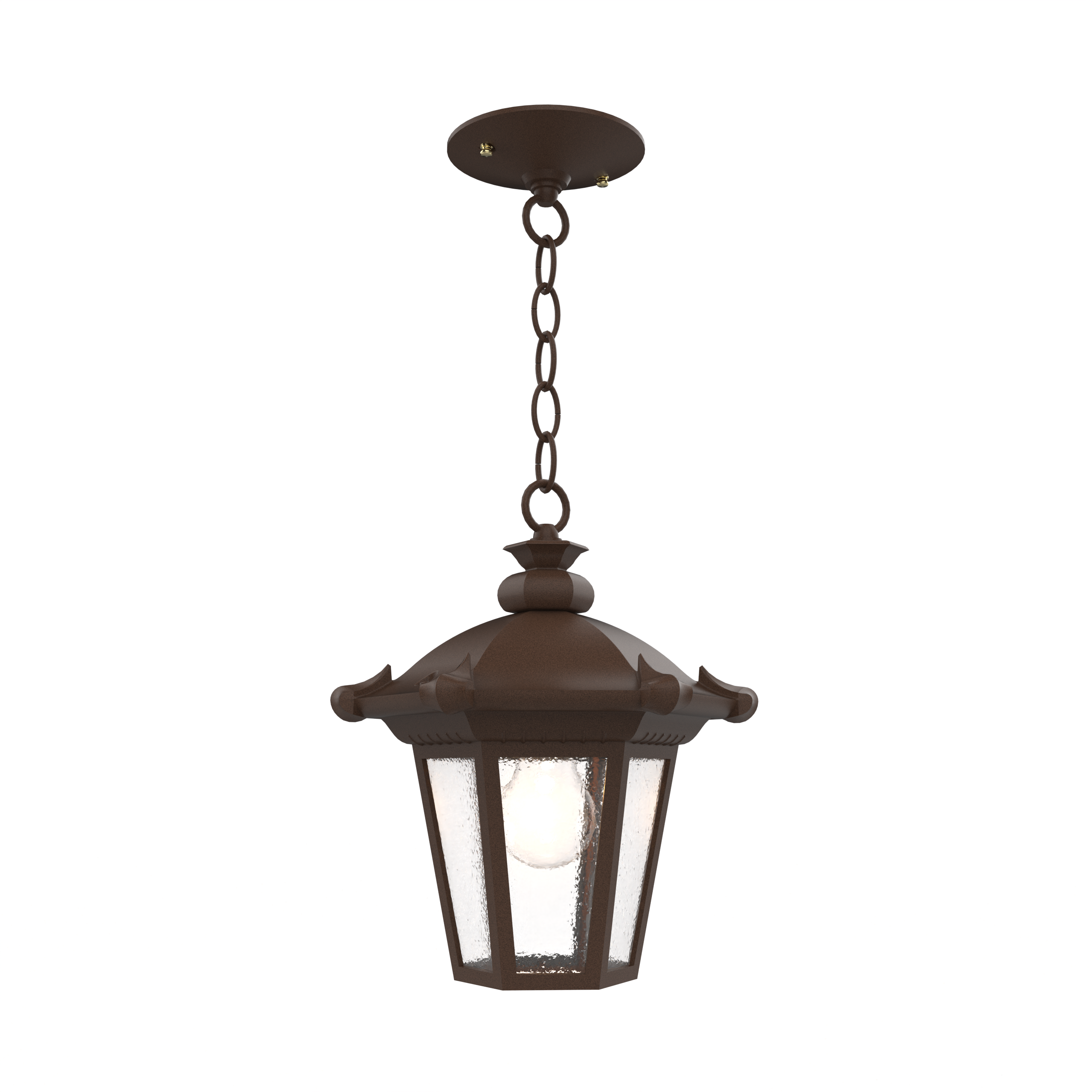 Montpellier - Ceiling mounting with chain open bottom small format - 13350